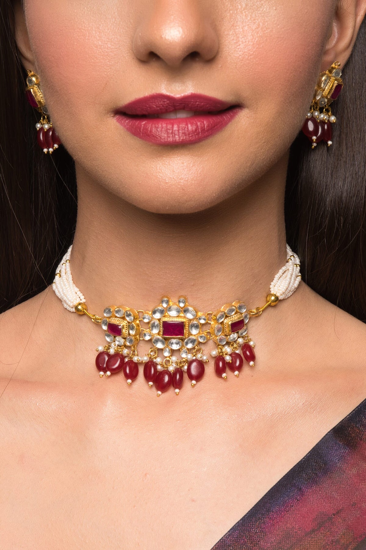Kundan Studded Choker Set