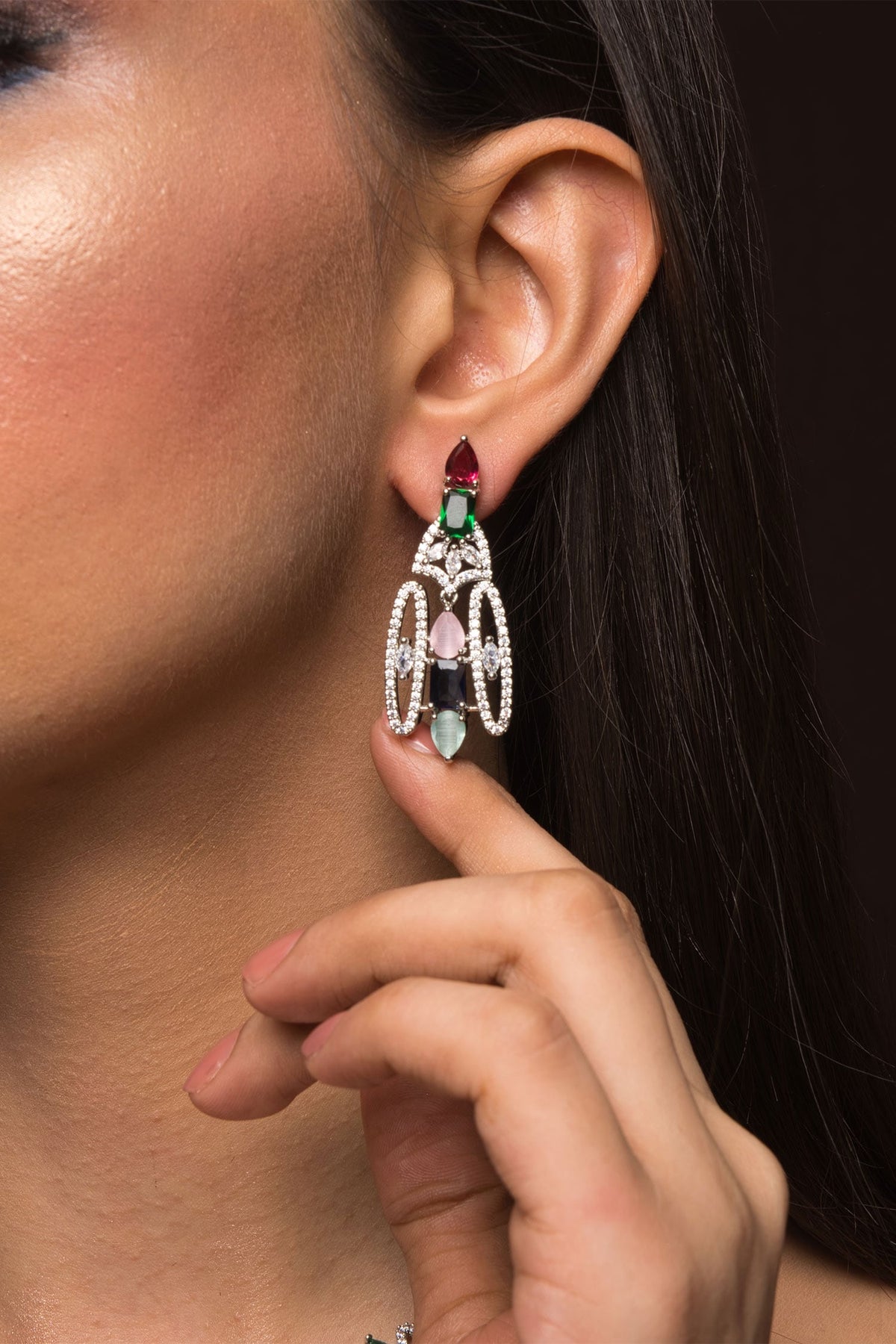 Afreya American Diamond Necklace Set