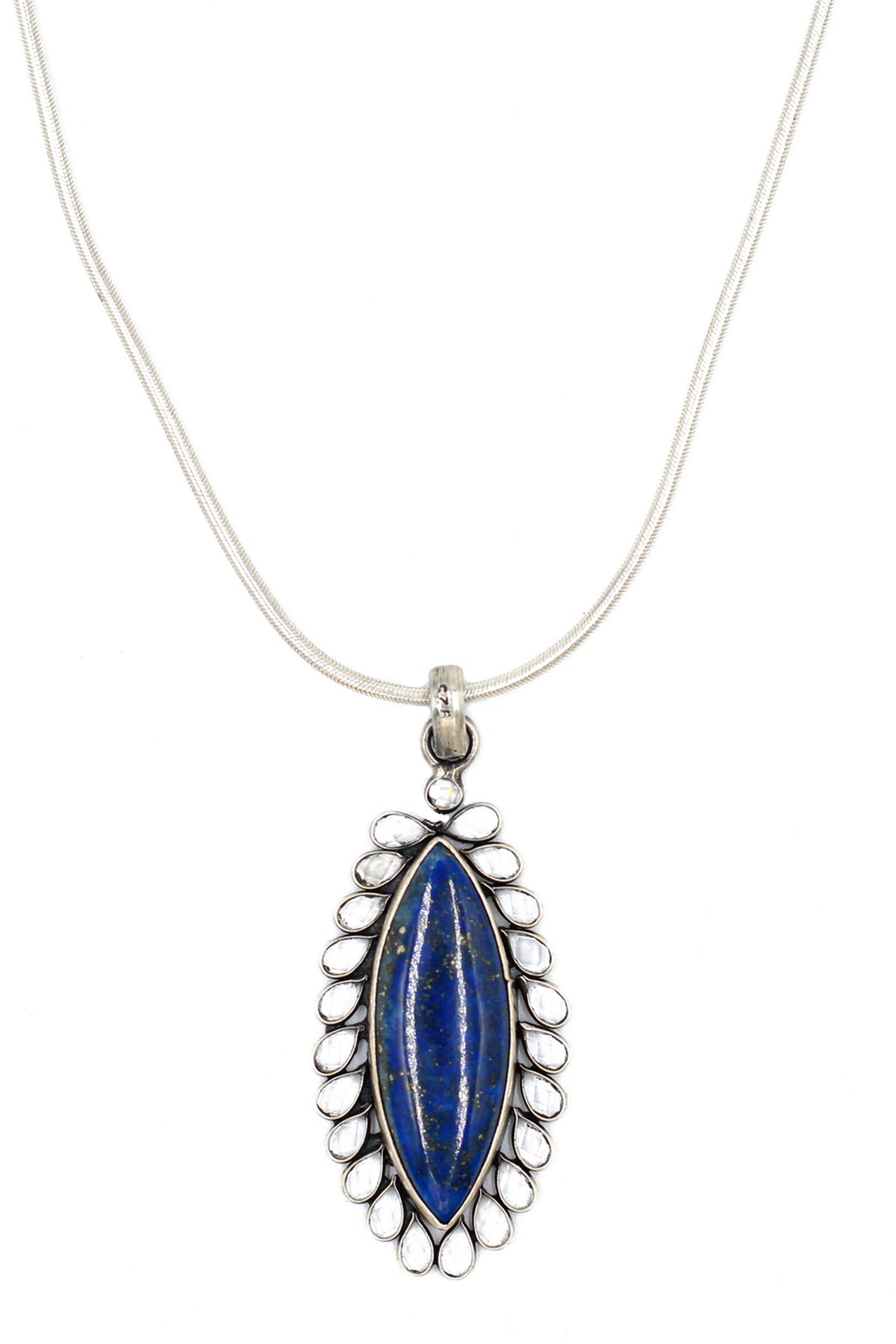 Lapis Lazuli Stone Pendant Necklace