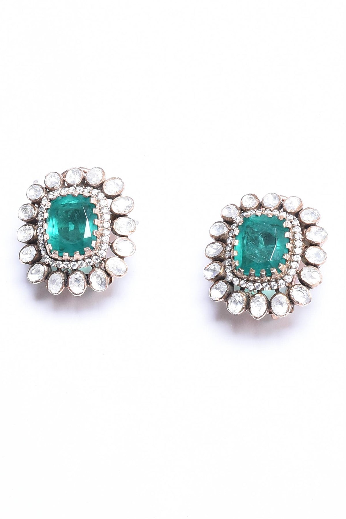 Emerald Embellished Choker Set