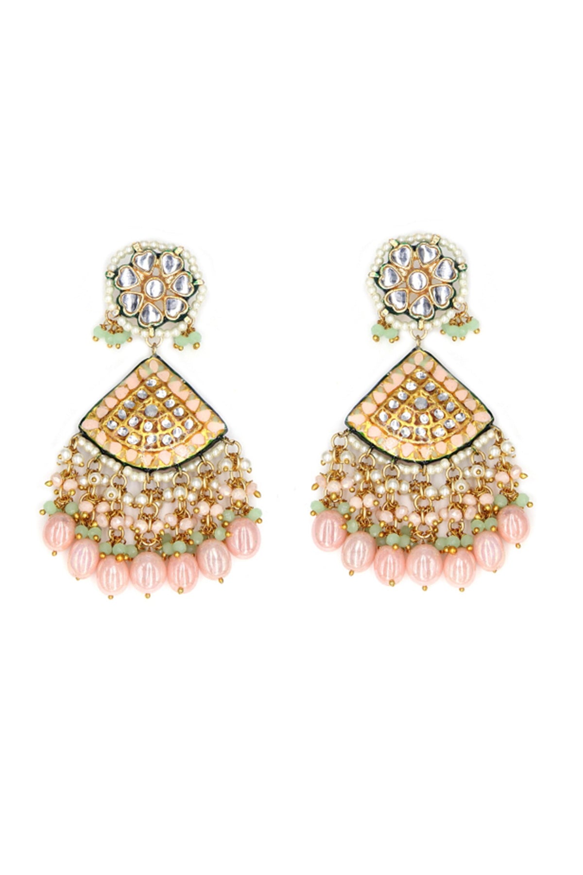 Semi Precious Stone Embellished Jewellery Set
