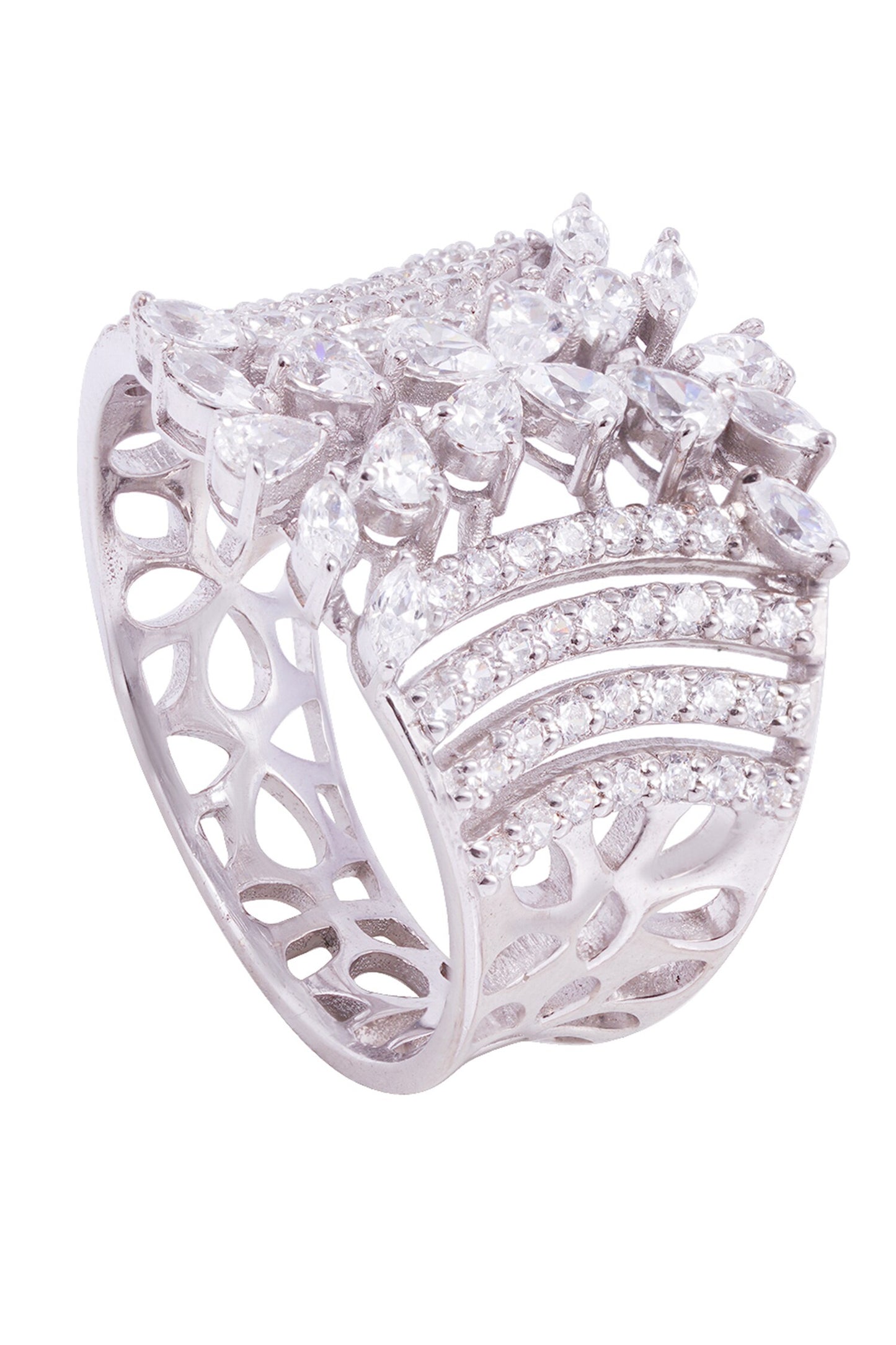Filigree Marquise Stone Ring