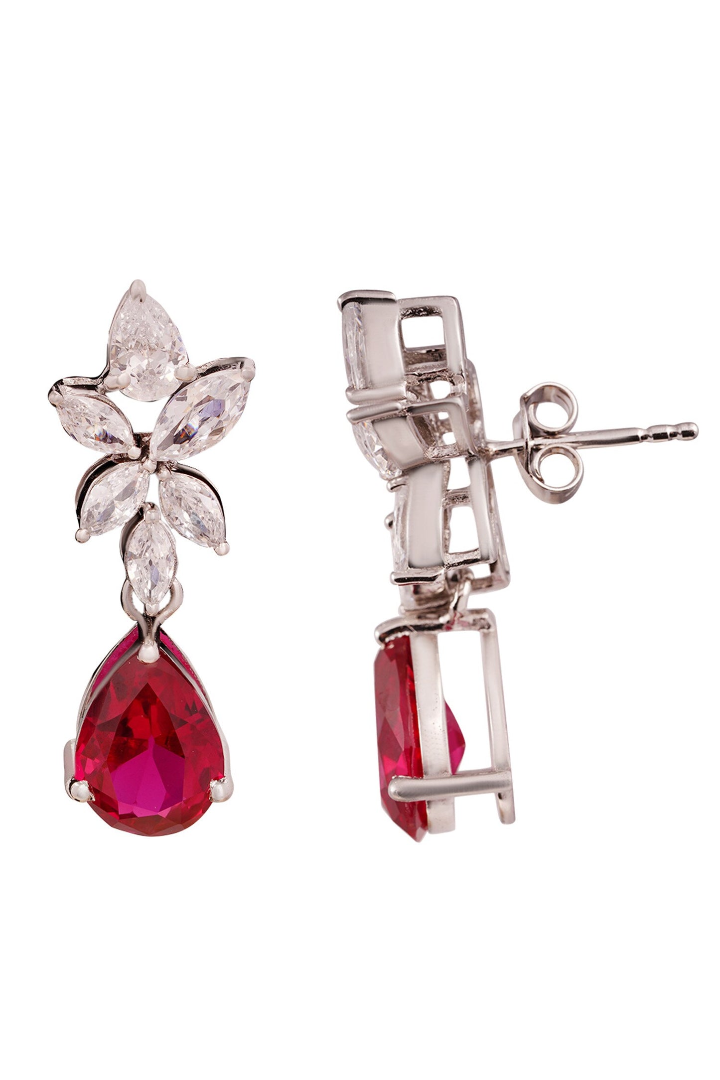 Flowery Drop Earrings