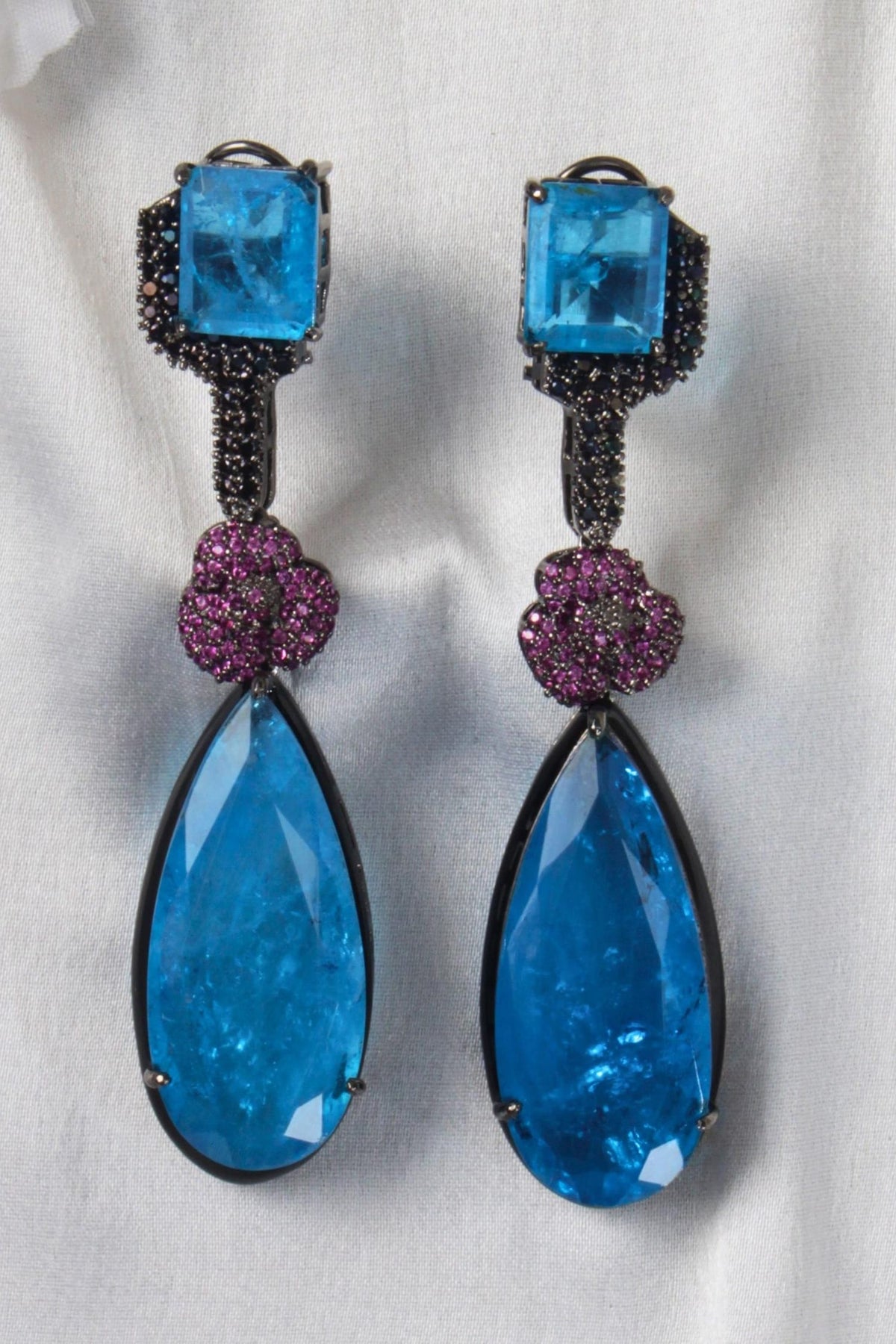 Zirconia & Crystal Embellished Earrings