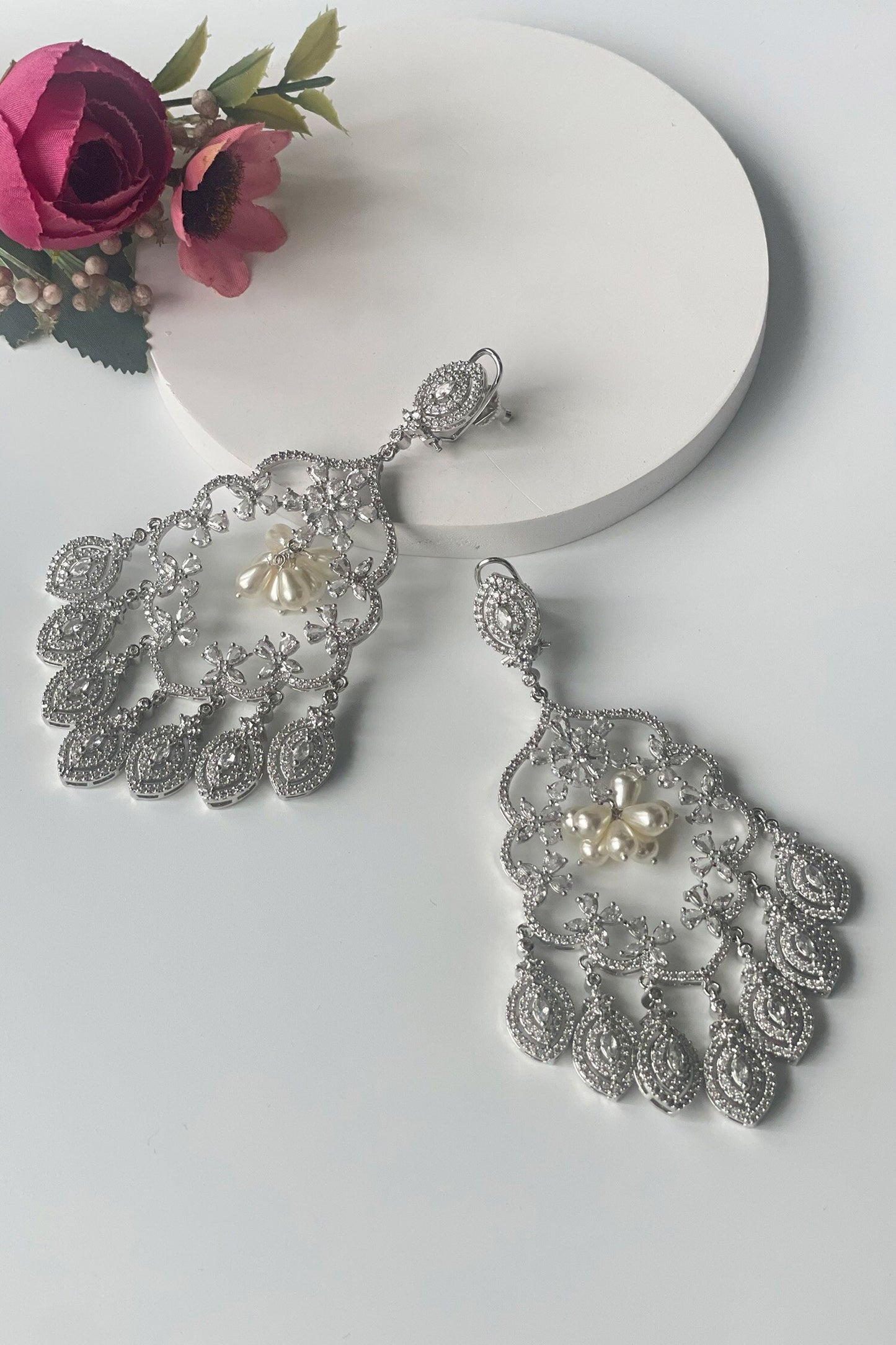 Victorian Embellished Dangler Earrings