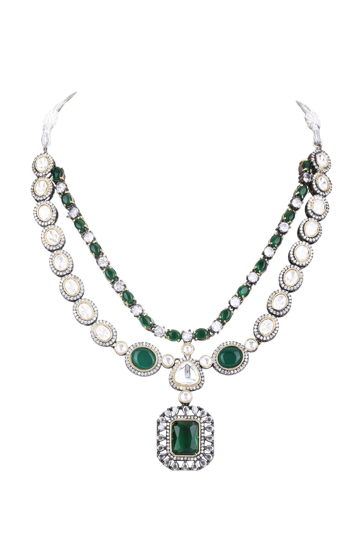 American Diamond Embellished Necklace Set