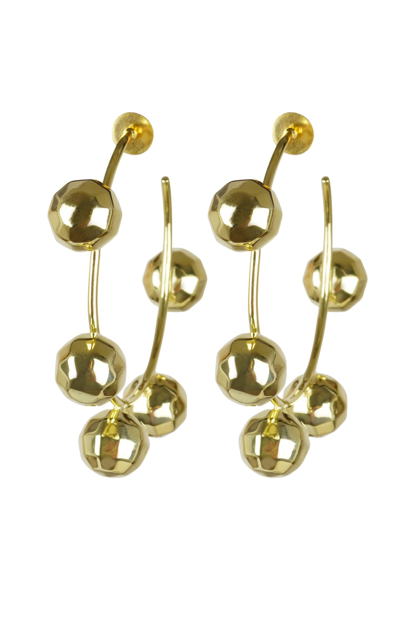 Disco Ball Textured Hoops