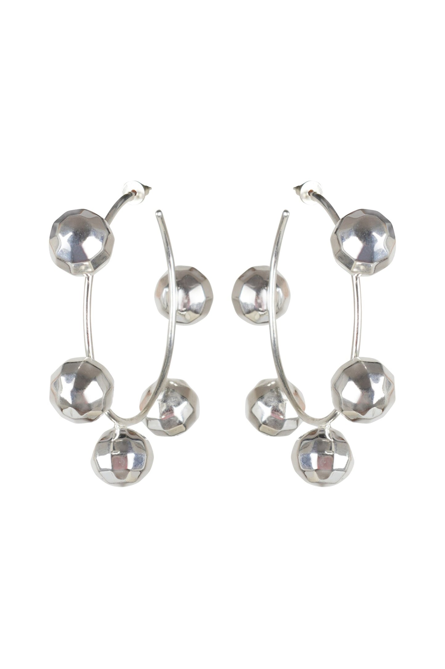 Disco Ball Textured Pattern Hoops