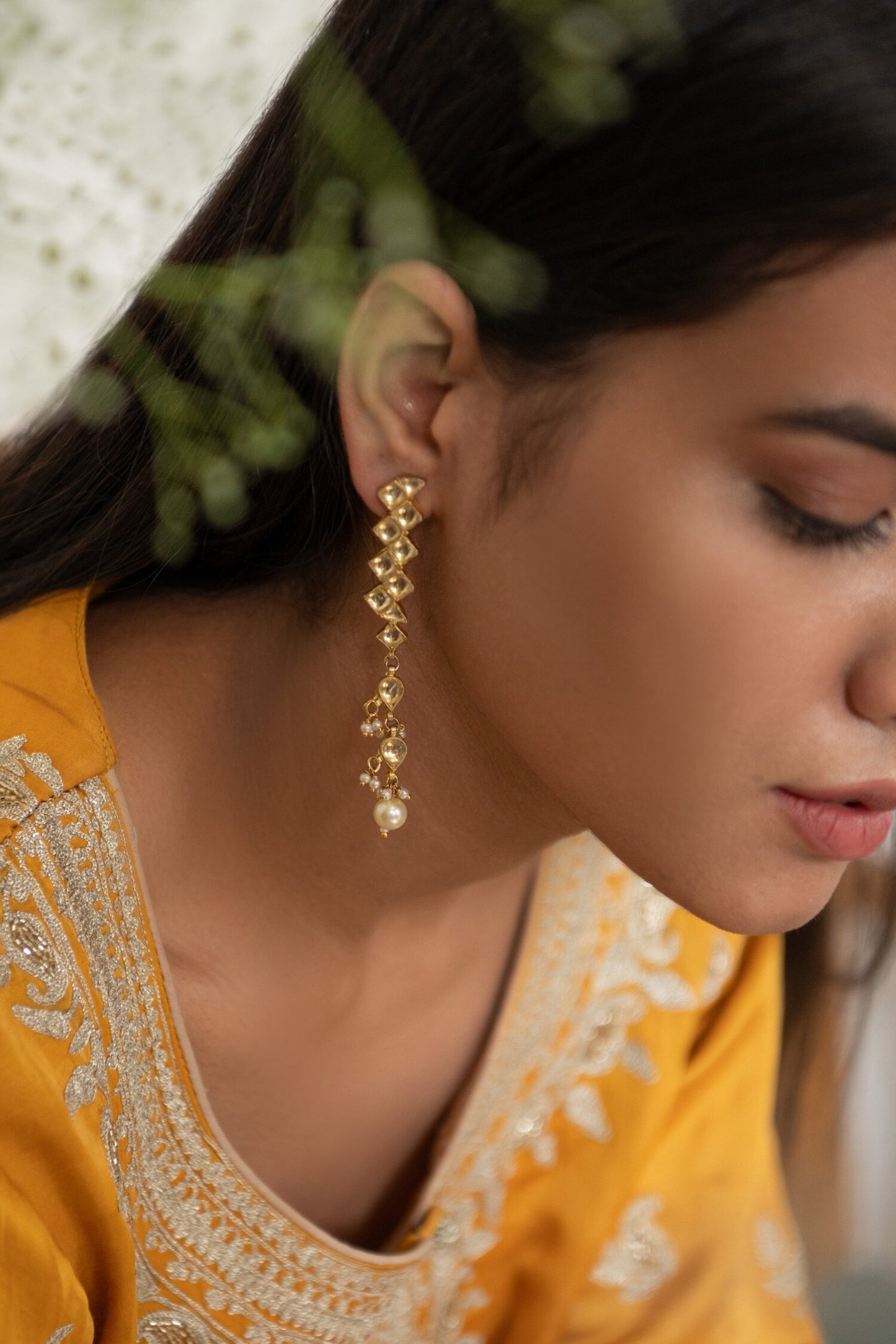 Kundan Stone Encrusted Earrings