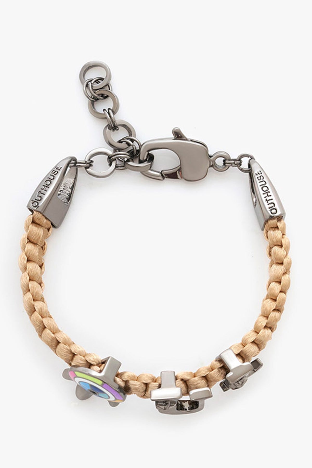 Love Links Enamelled Initial Bracelet