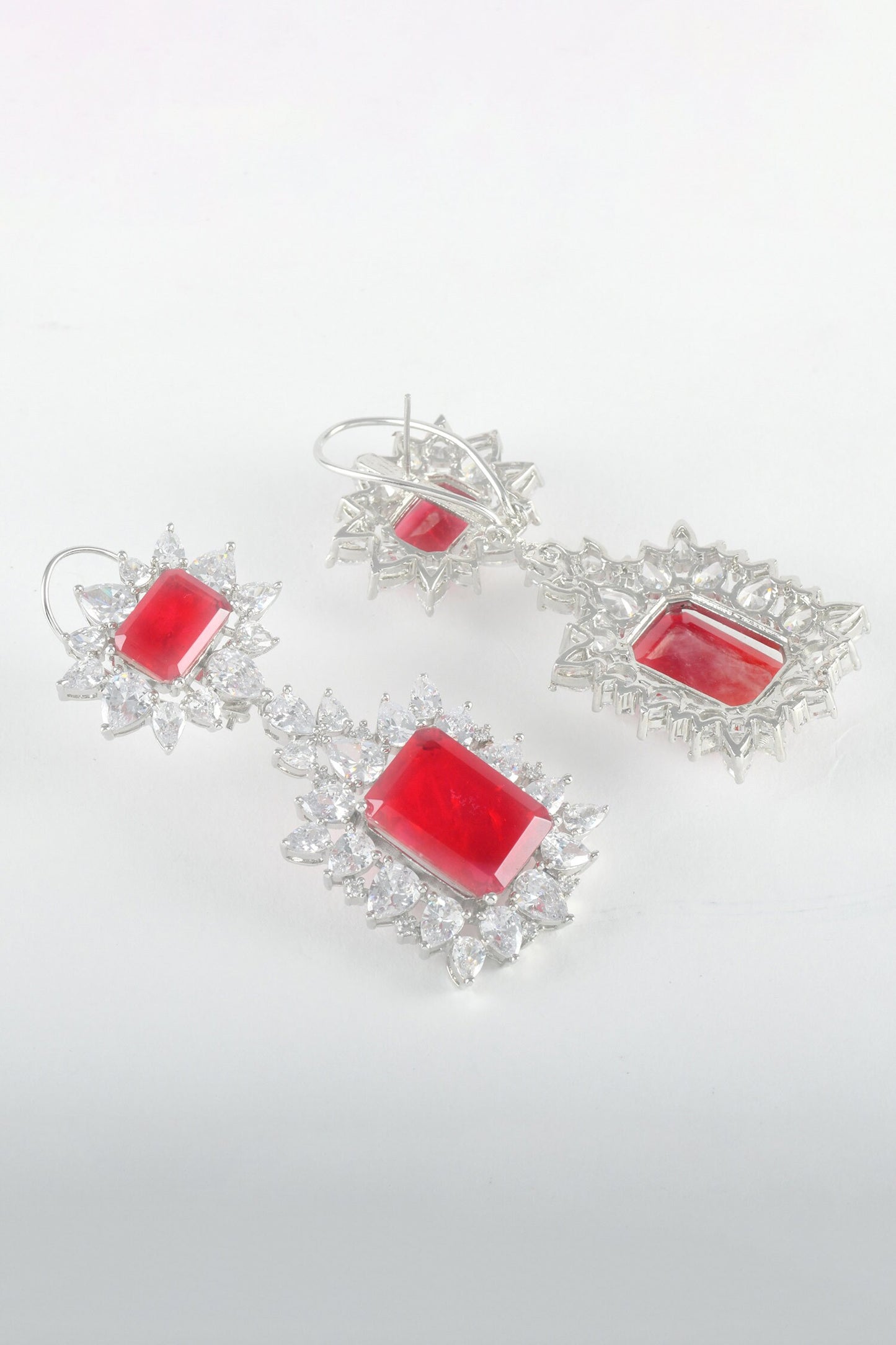 Ruby Dutch Royal Dangler Earrings