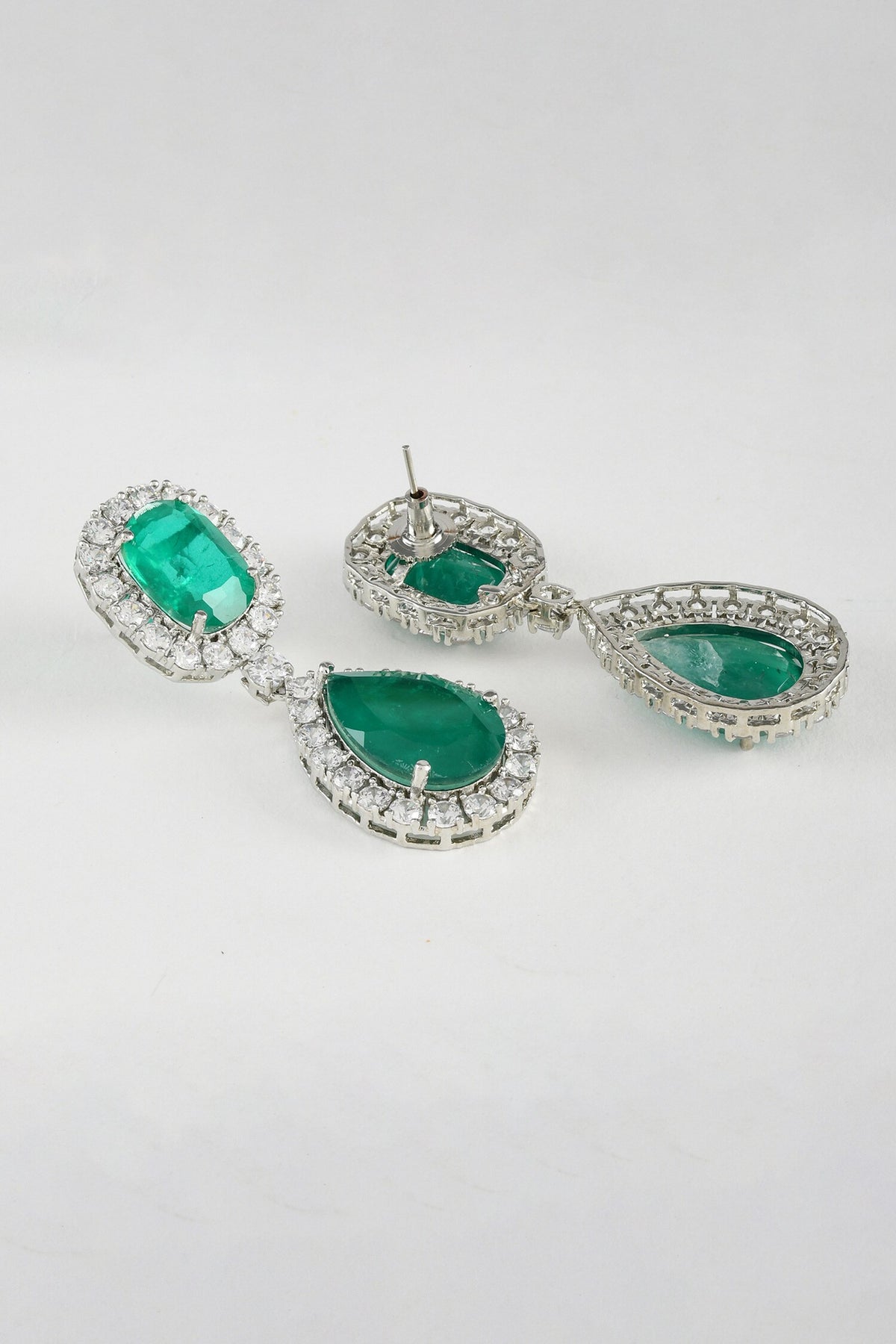 Imperial Hand Embellished Earrings