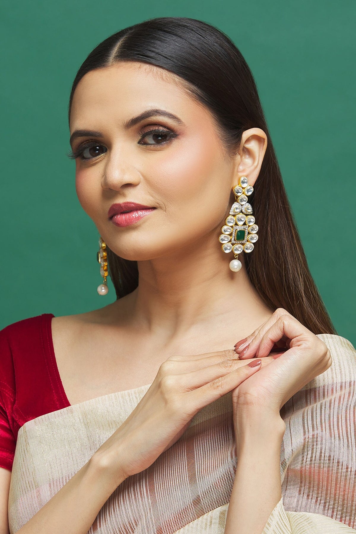 Kundan Embellished Earrings