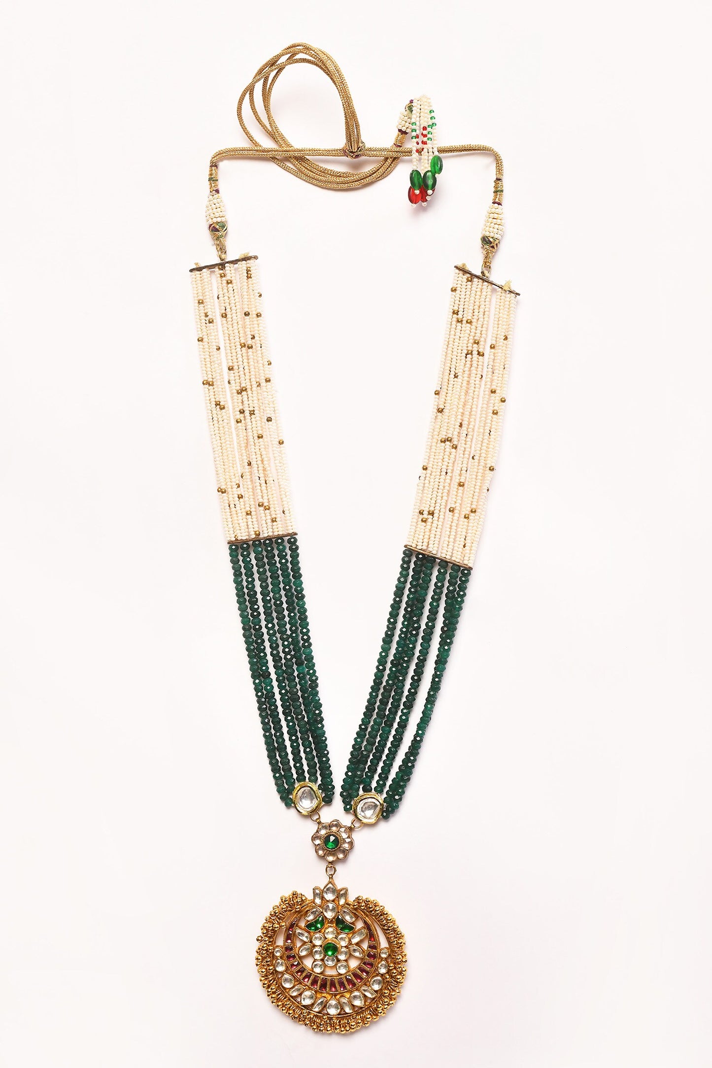 Ruby & Kundan Pendant Necklace
