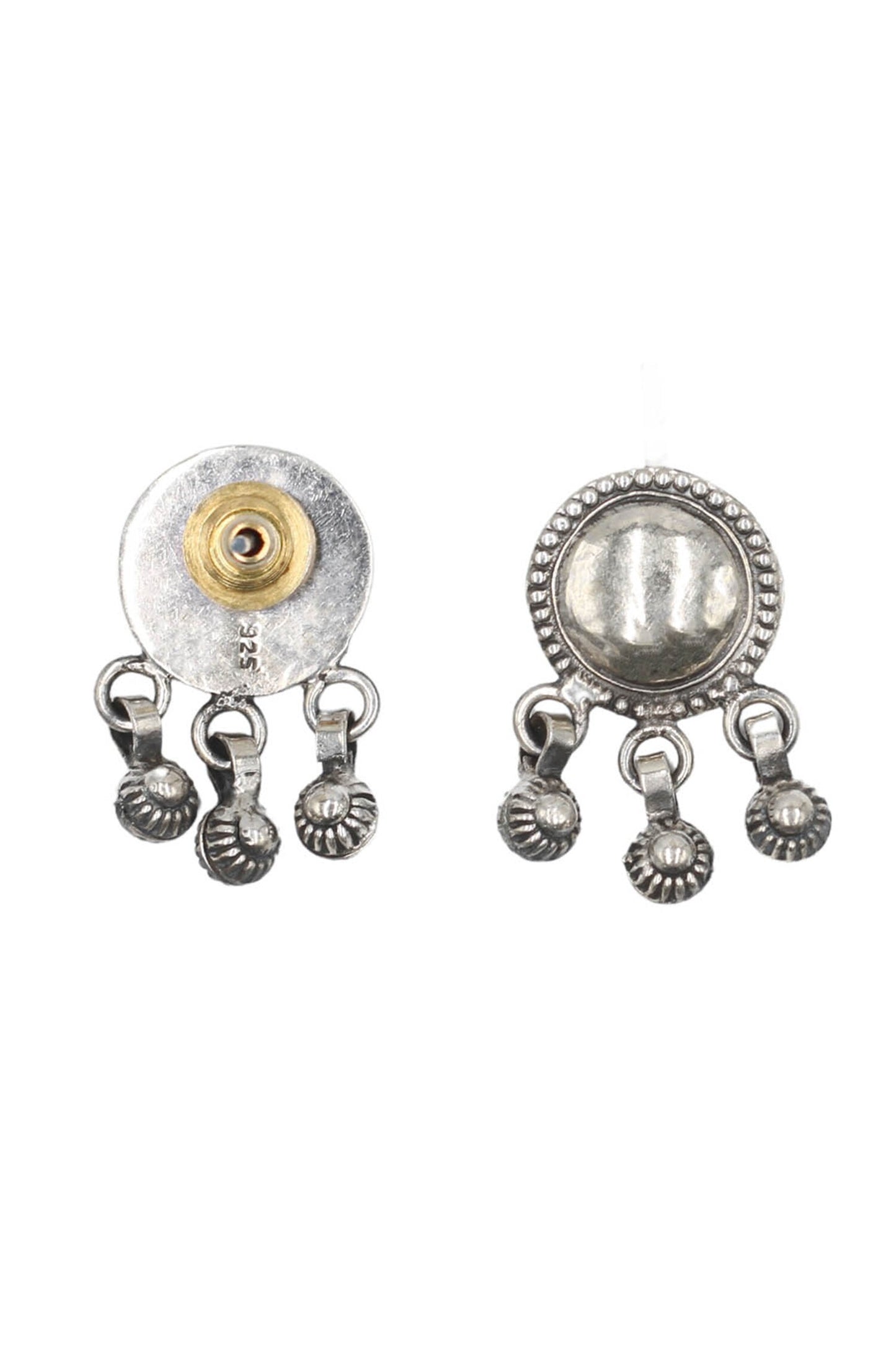 Circular Oxidised Earrings