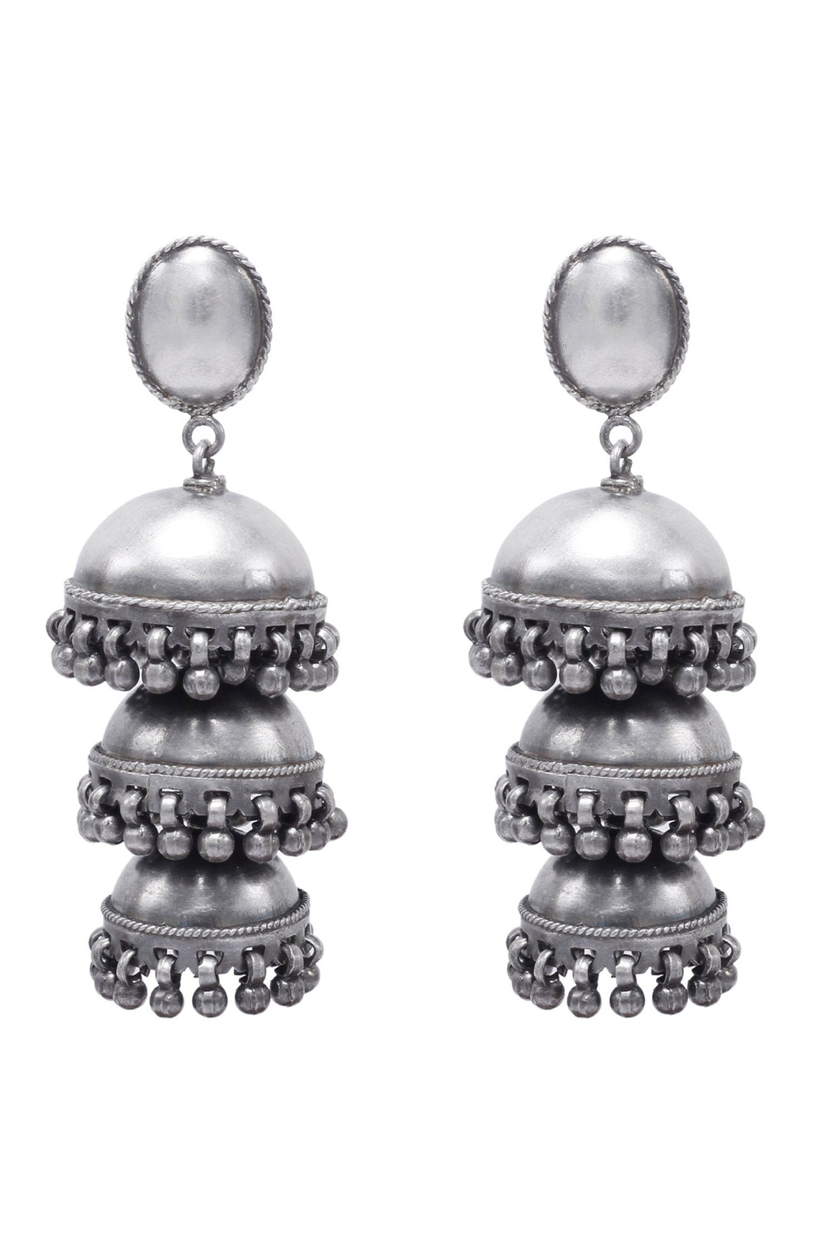 Tiered Hanging Handcrafted Jhumkas