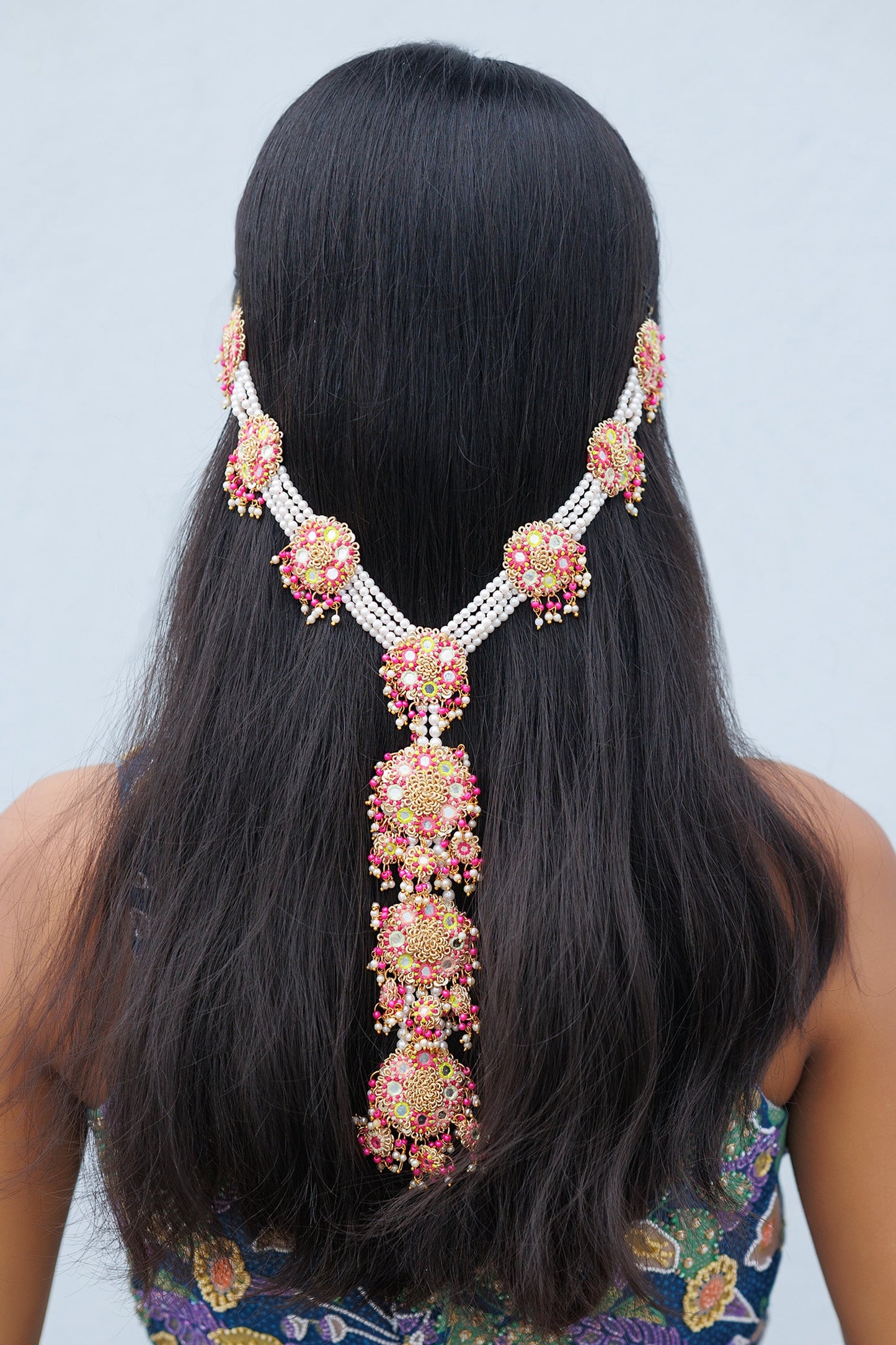 Hiran Sequin Embroidered Hair Jewellery