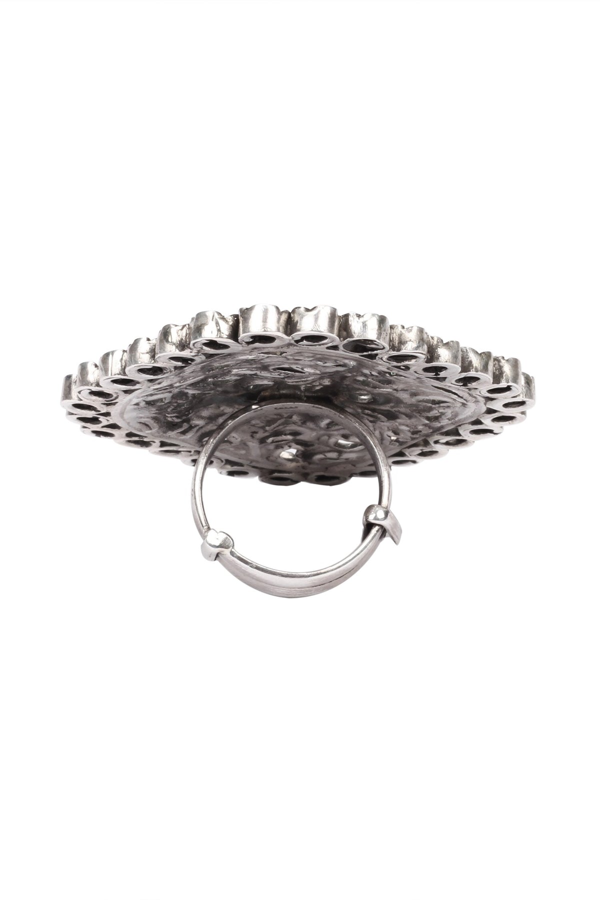 Ritisha Floral Carved Ring