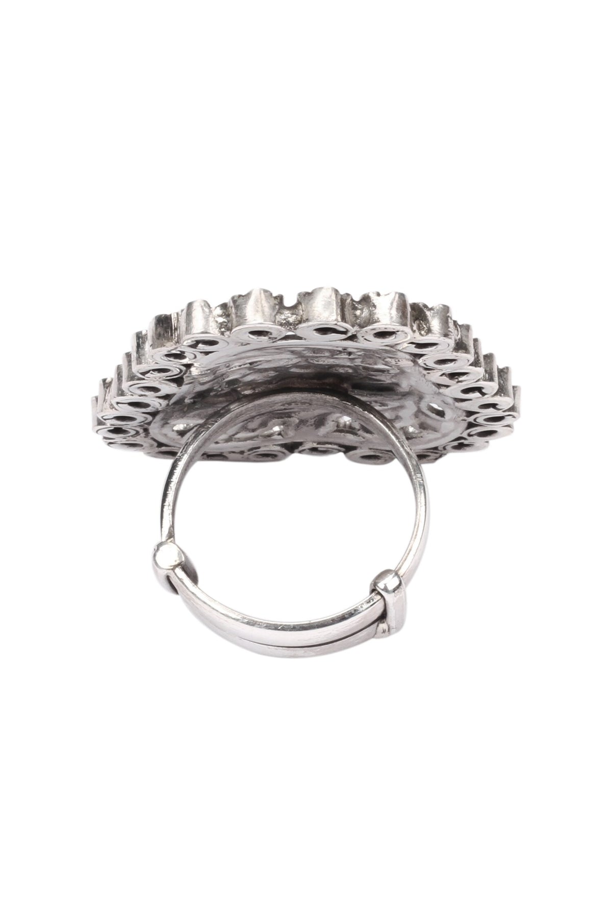 Alina Floral Carved Cutwork Ring
