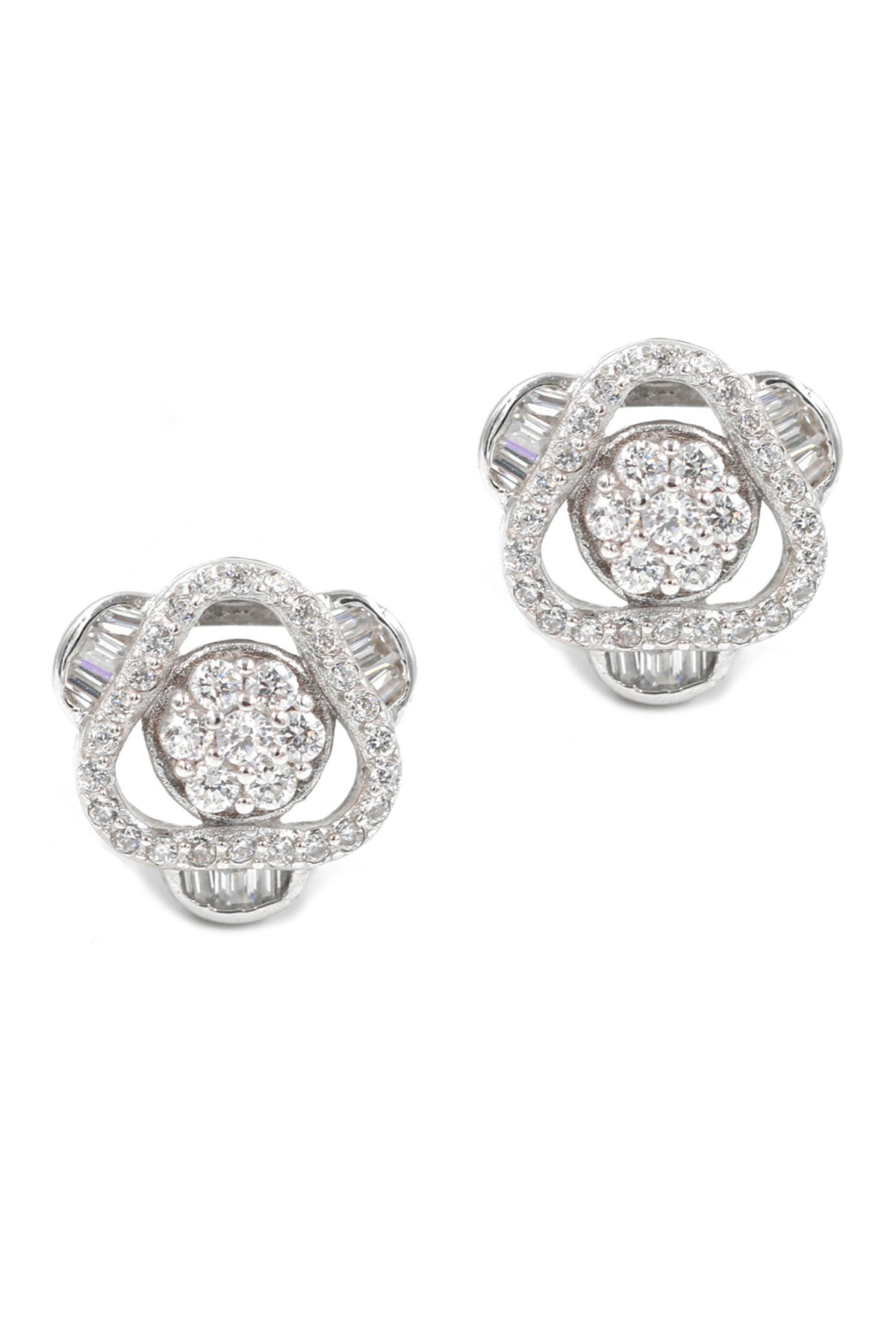 Moonlit Sonata Embellished Stud Earrings