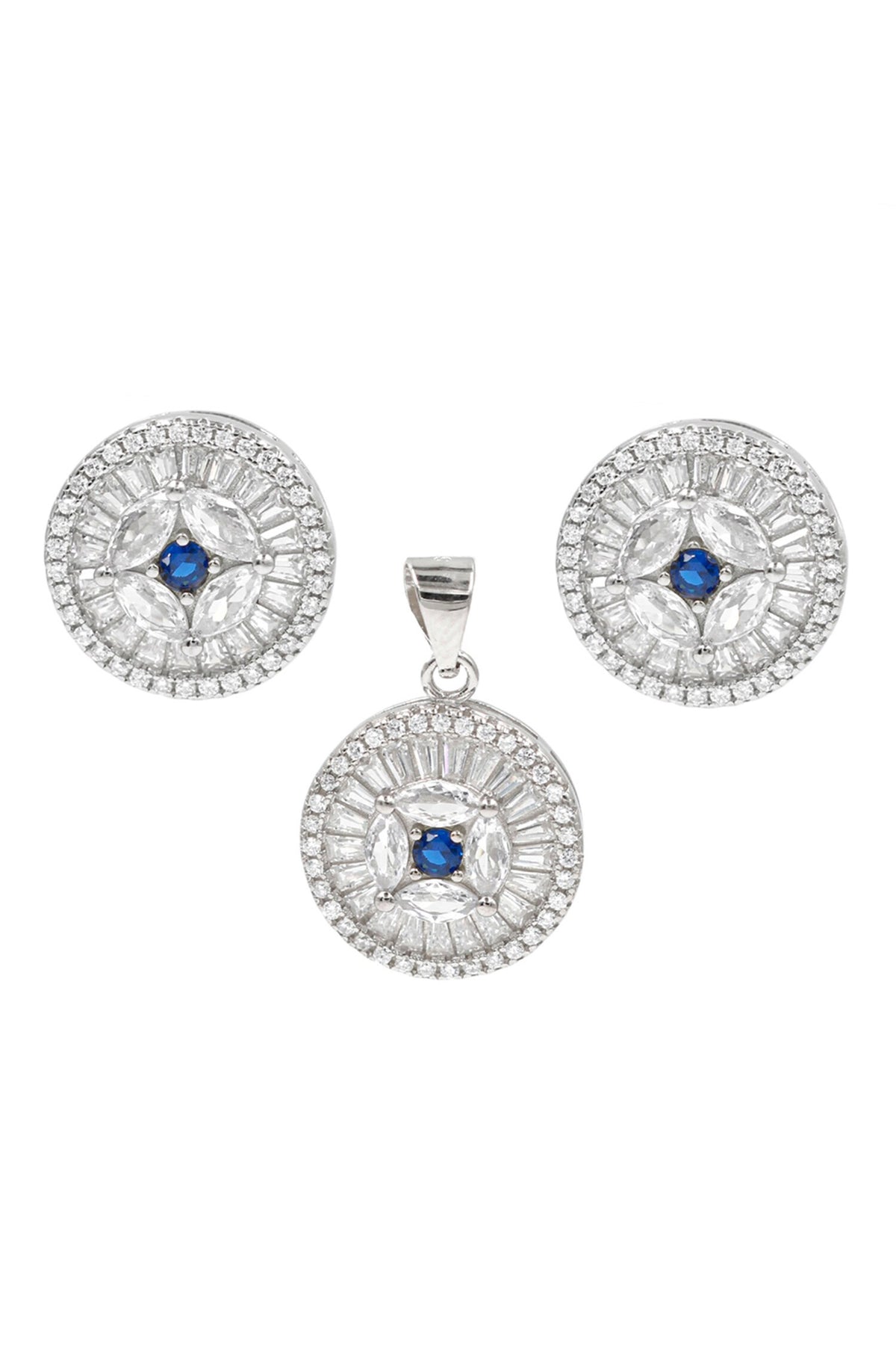 Enchanted Night Geometric Pendant Set