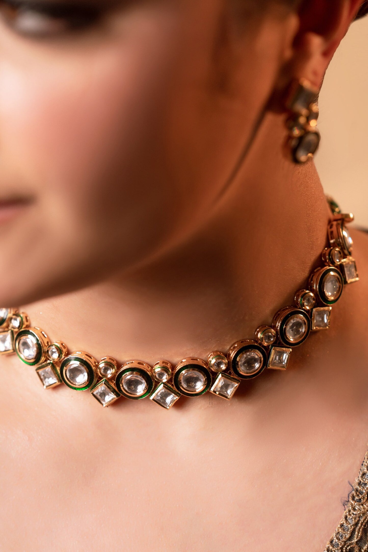 Janki Kundan Studded Necklace Set