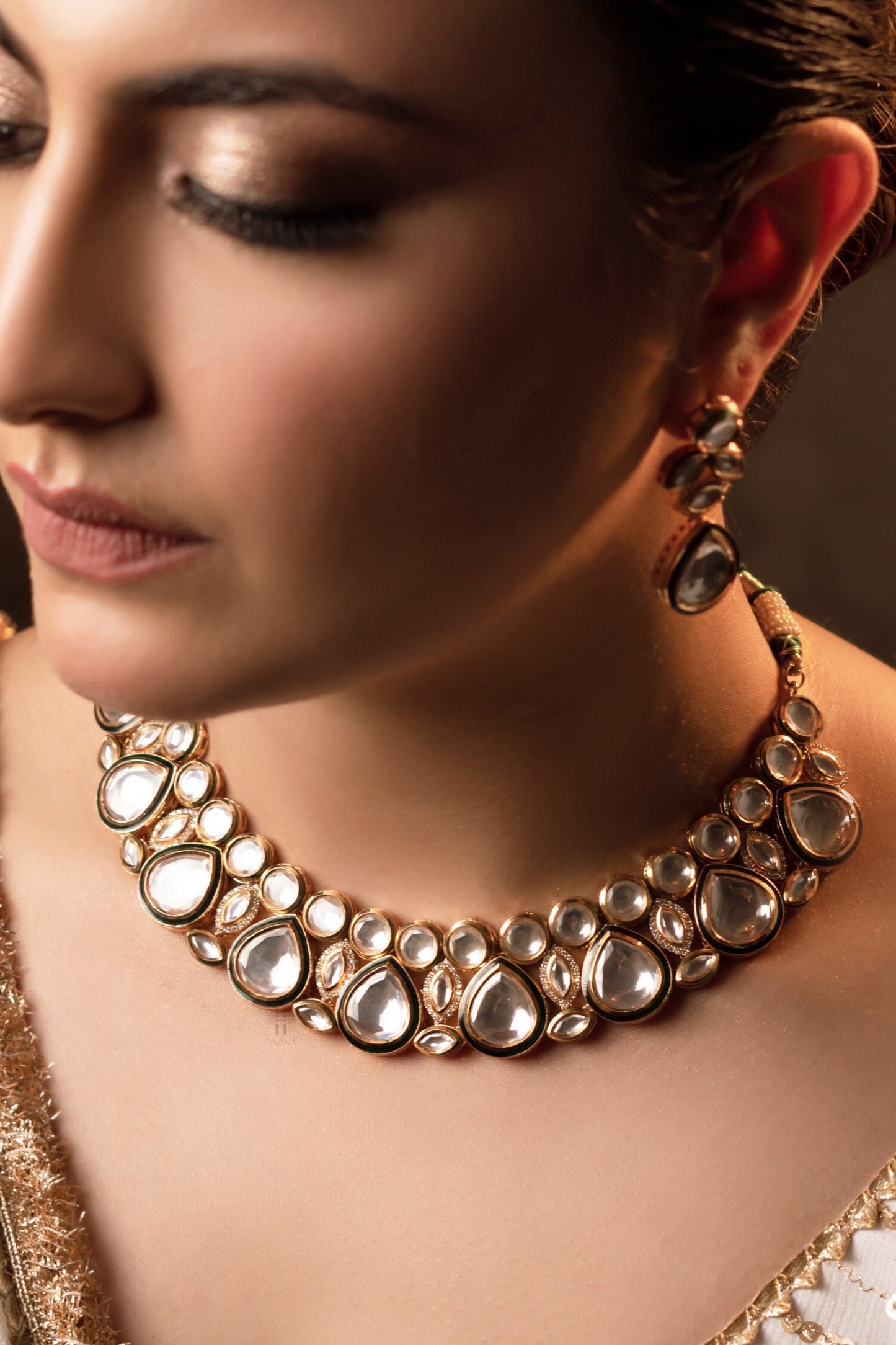 Ragini Polki Embellished Necklace Set