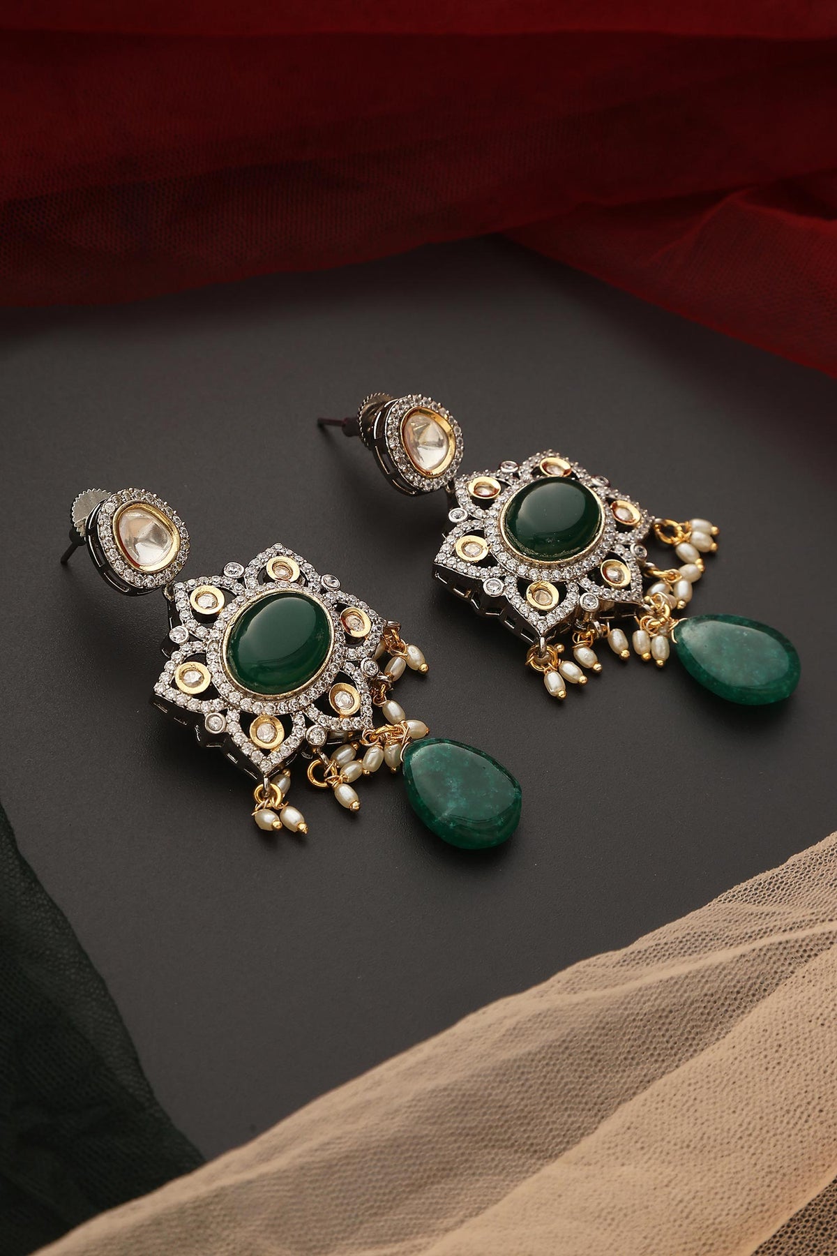 Polki Dangler Earrings