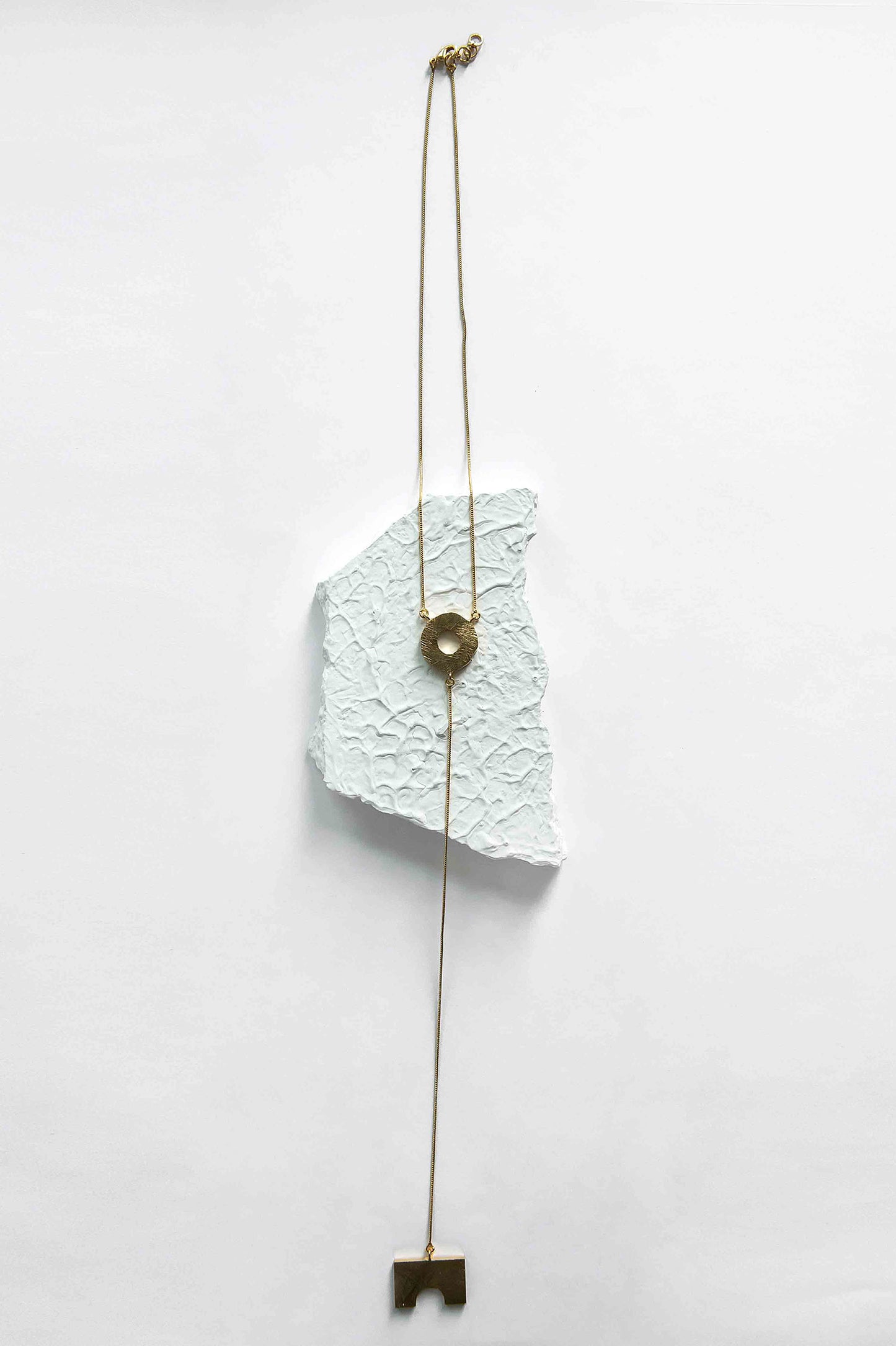 George Brass Pendant Necklace