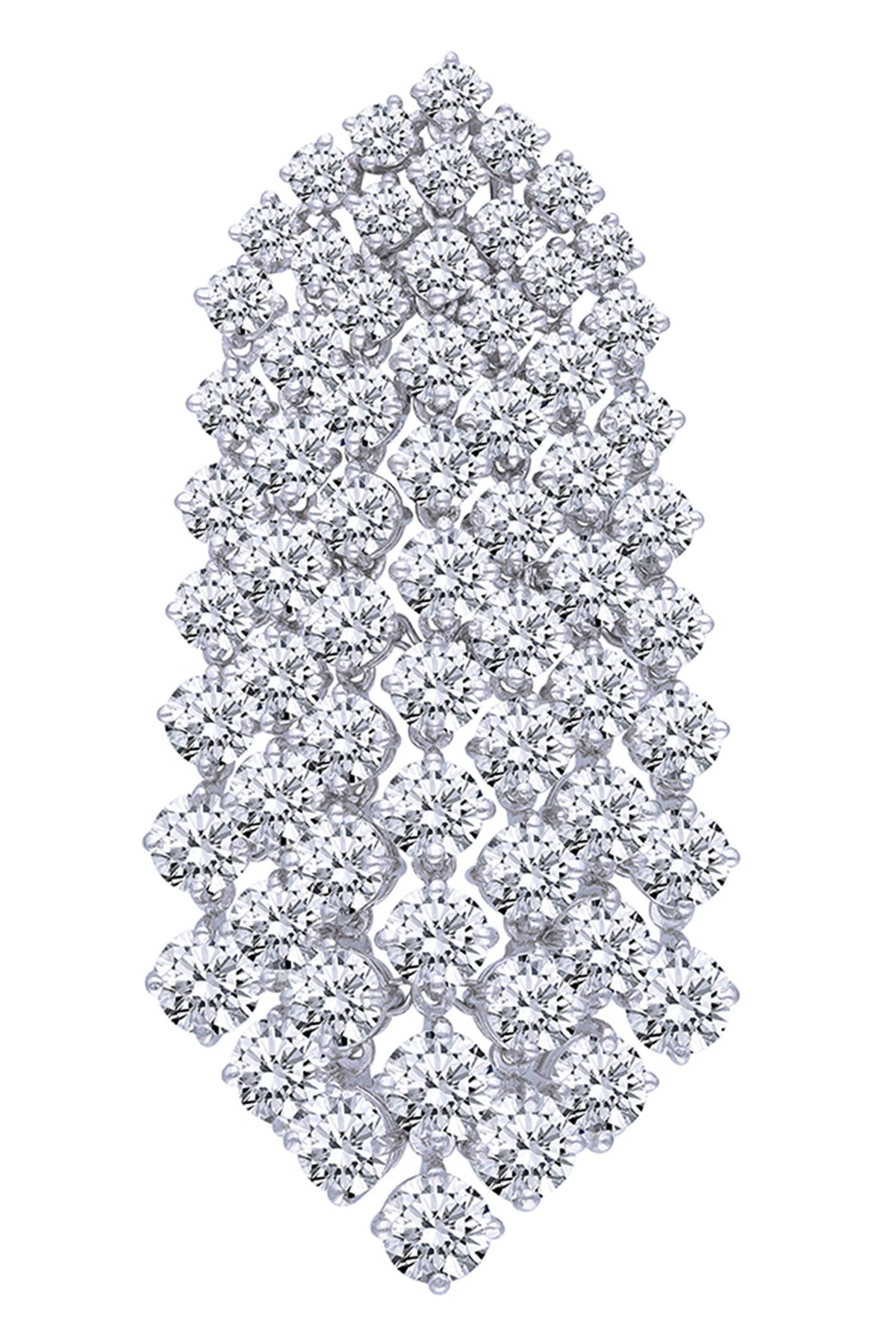 Swarovski Zirconia Chandelier Earrings