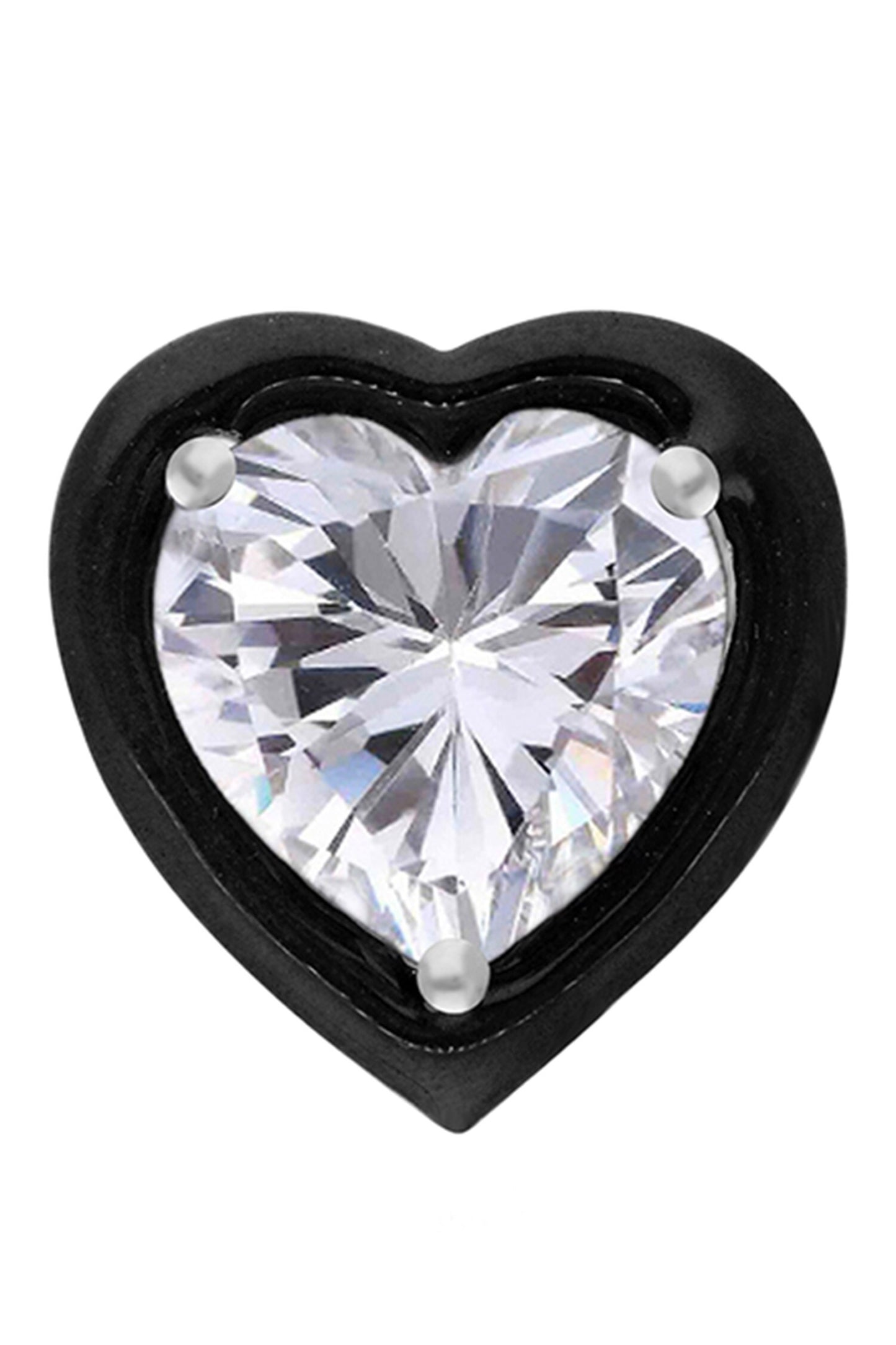 Heart Shaped Stud Earrings