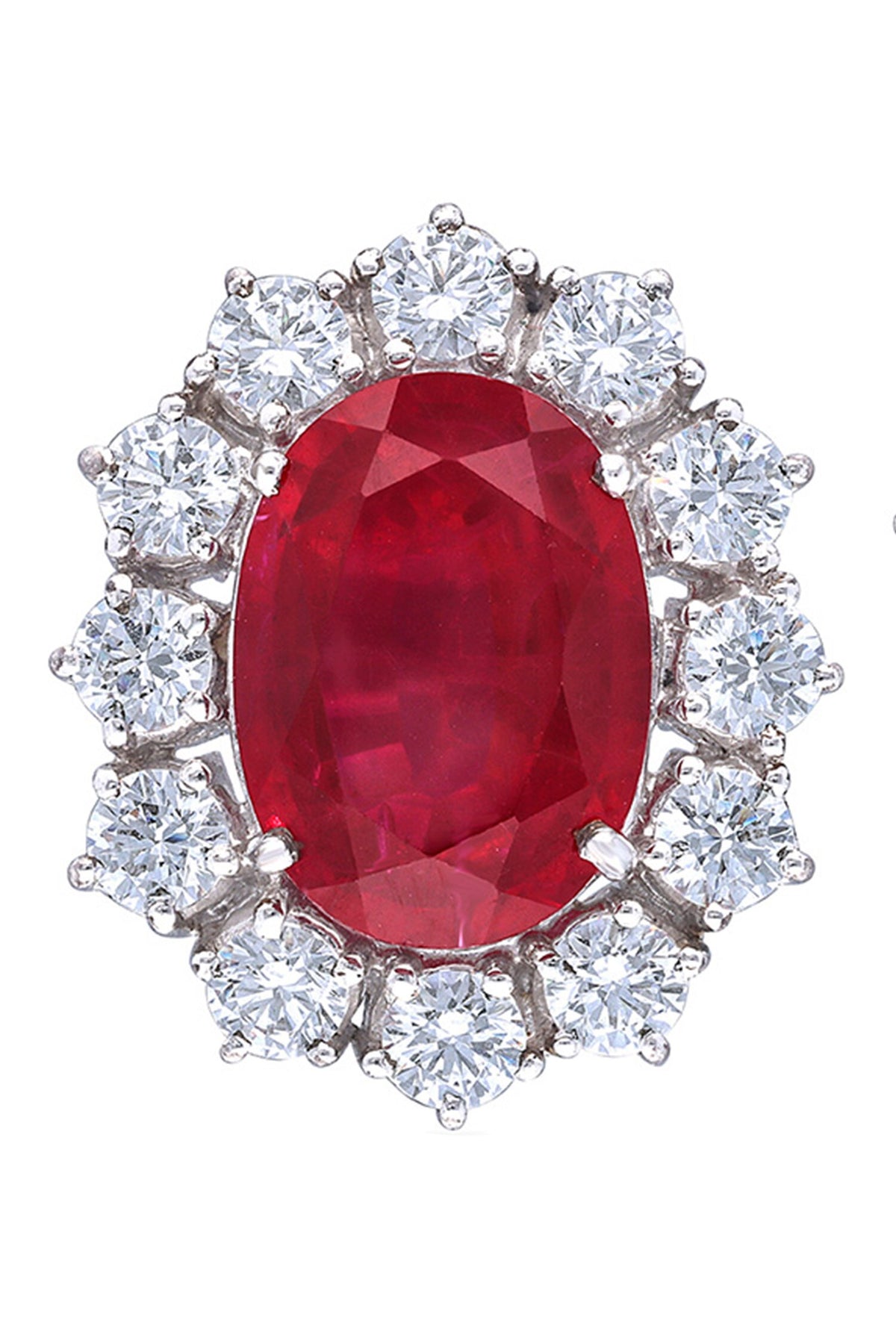Ruby & Swarovski Zirconia Studs