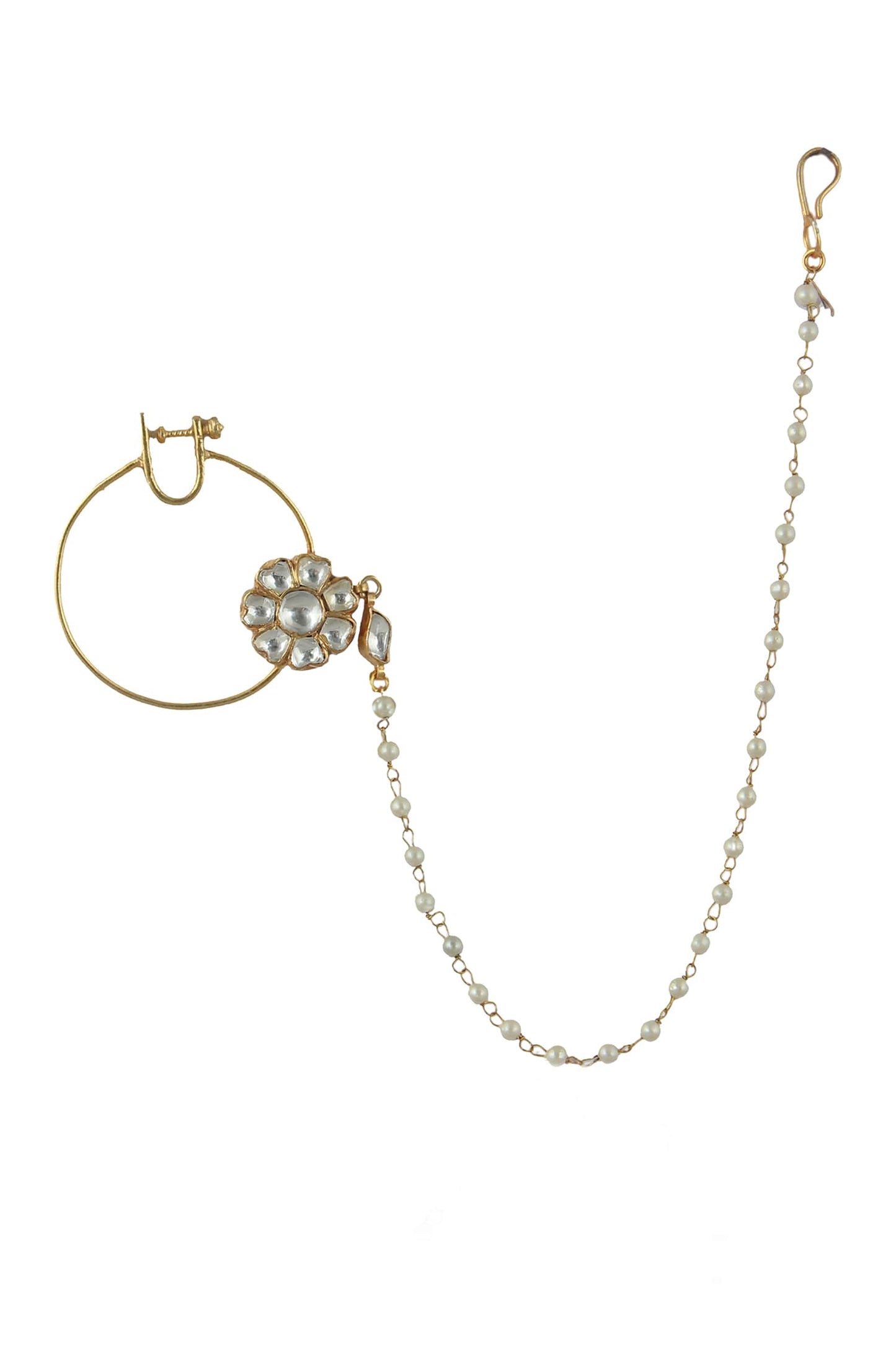 Stone Studded Nath