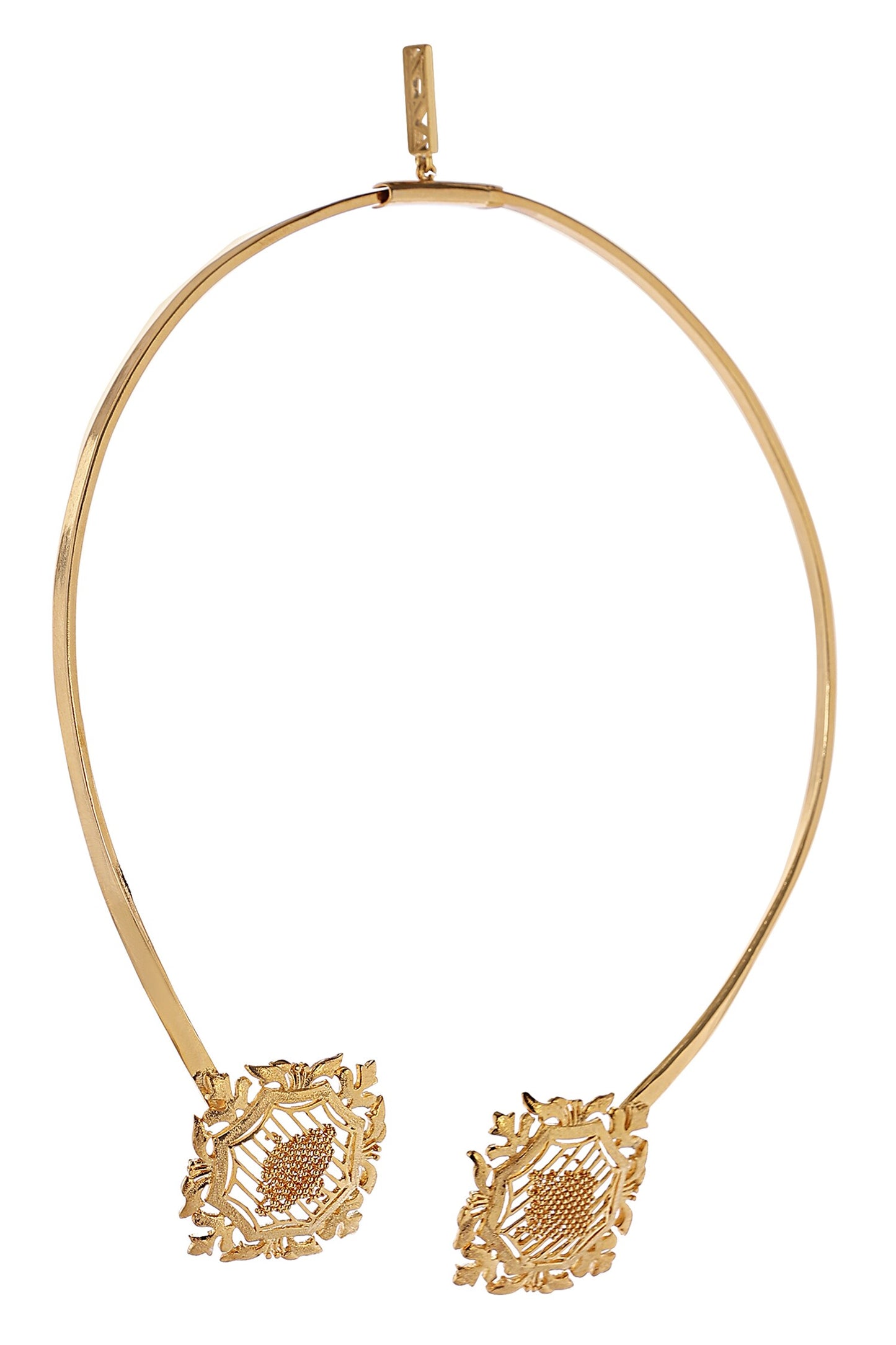 Damask Jaal Arc Necklace