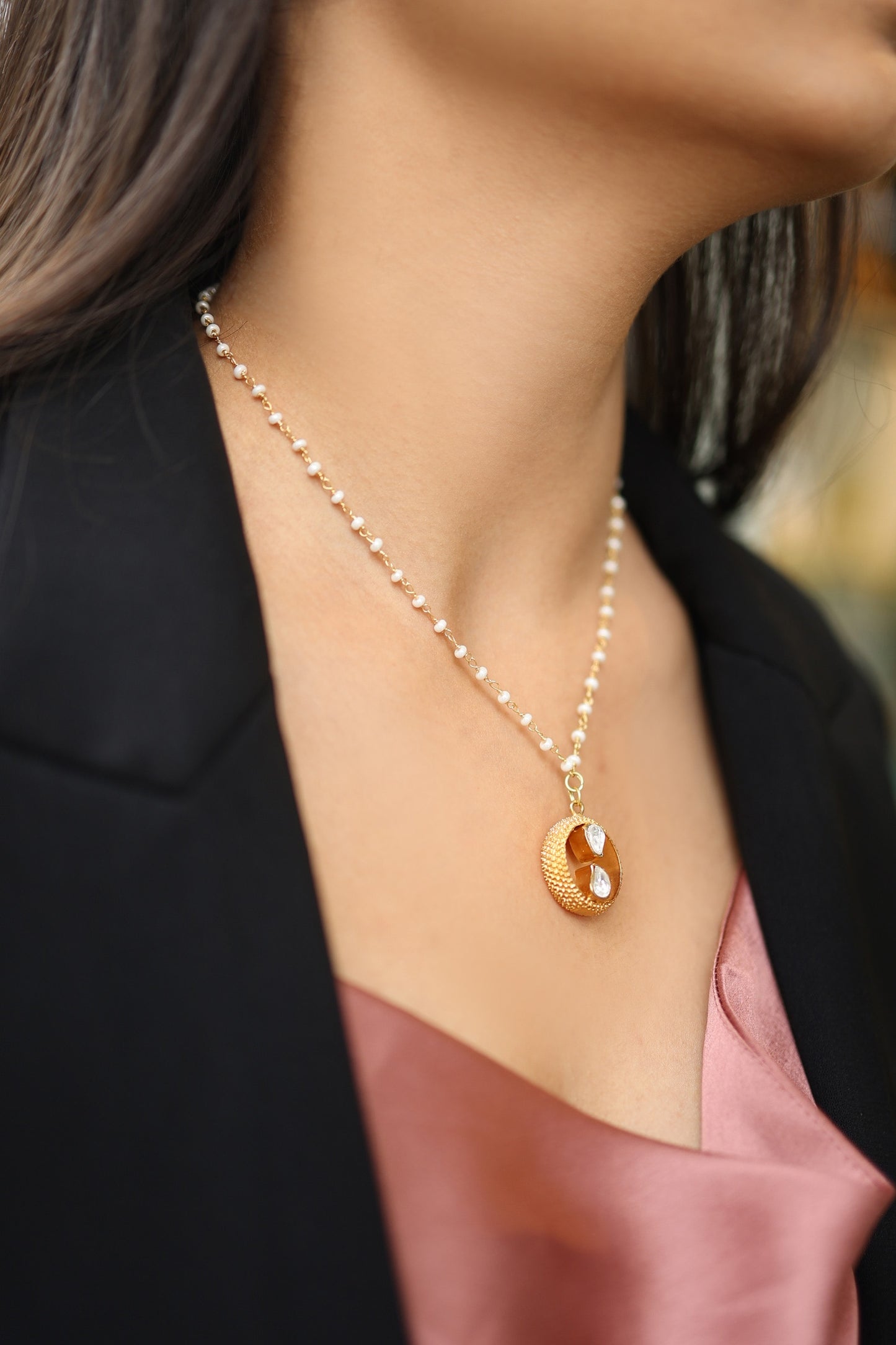 Polki Pendant Necklace
