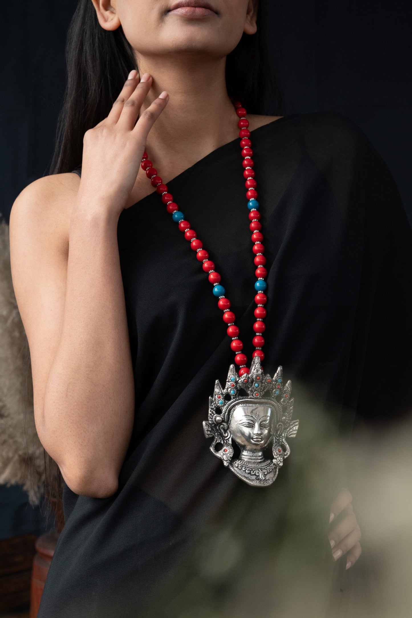 Buddha Carved Pendant Necklace