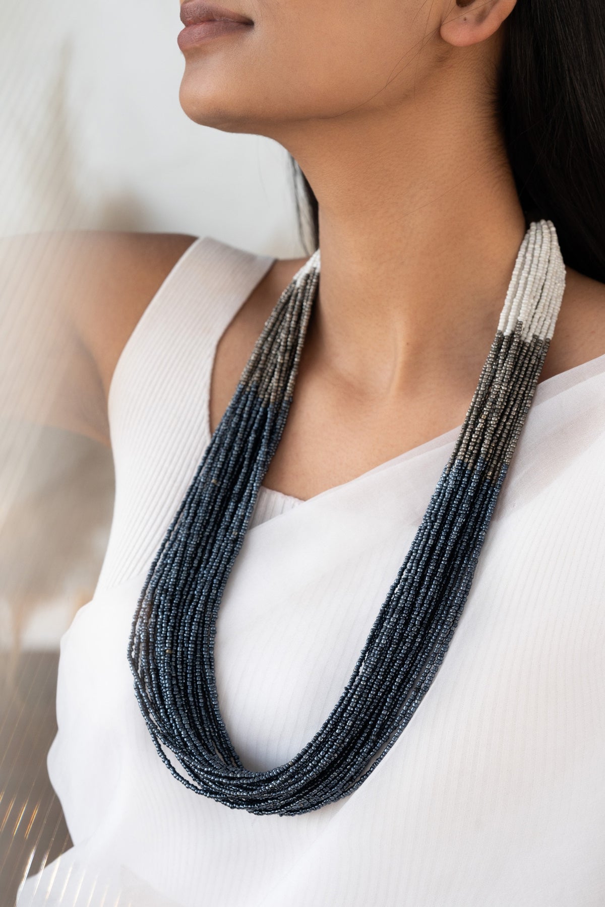 Ombre Effect Layered Necklace