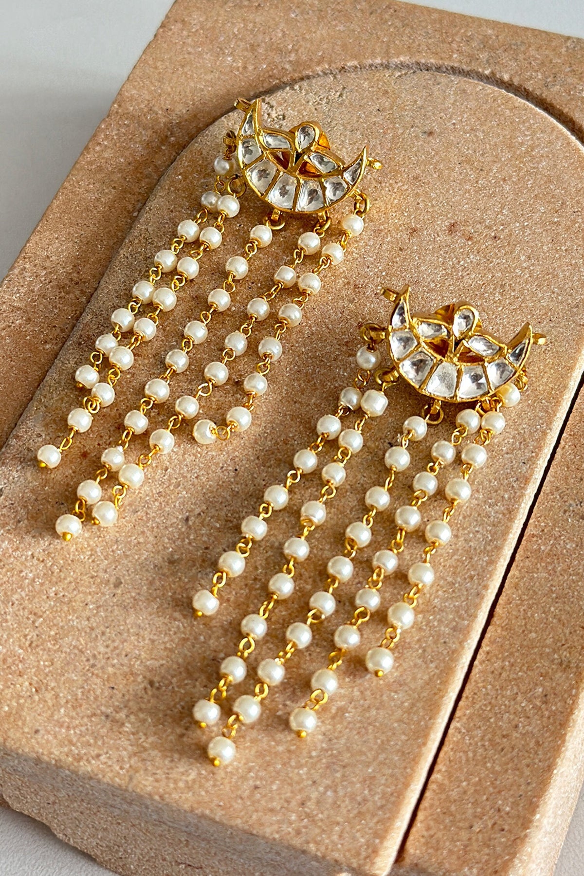 Embellished Tasseled Chandbalis