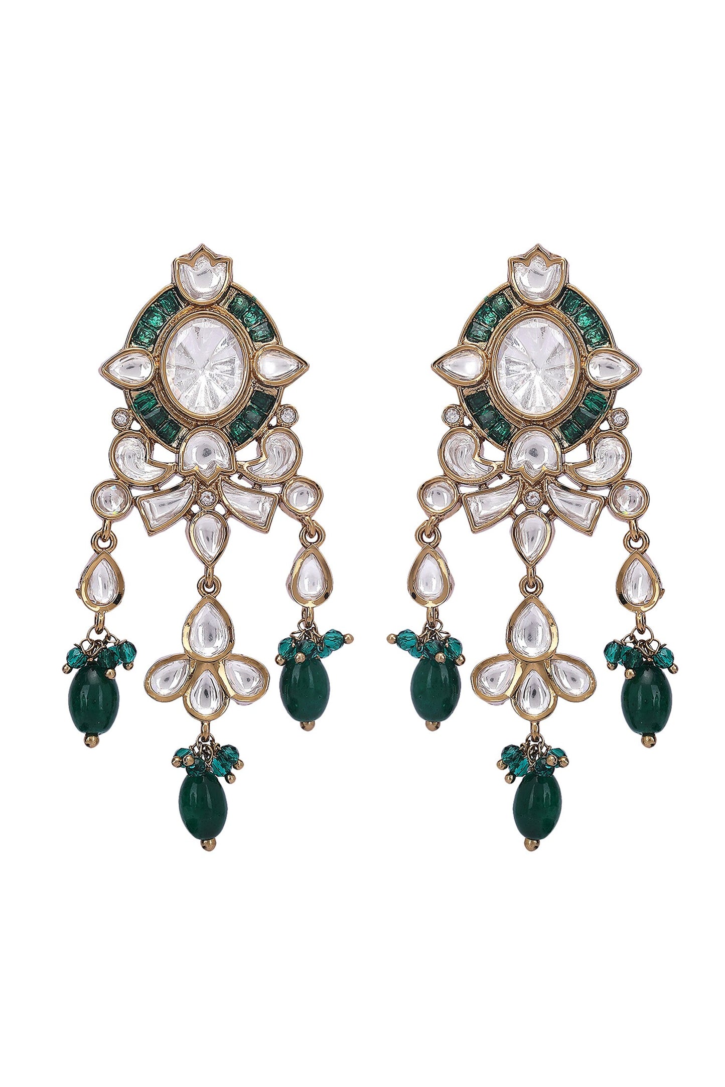 Kundan Embellished Pendant Choker Set