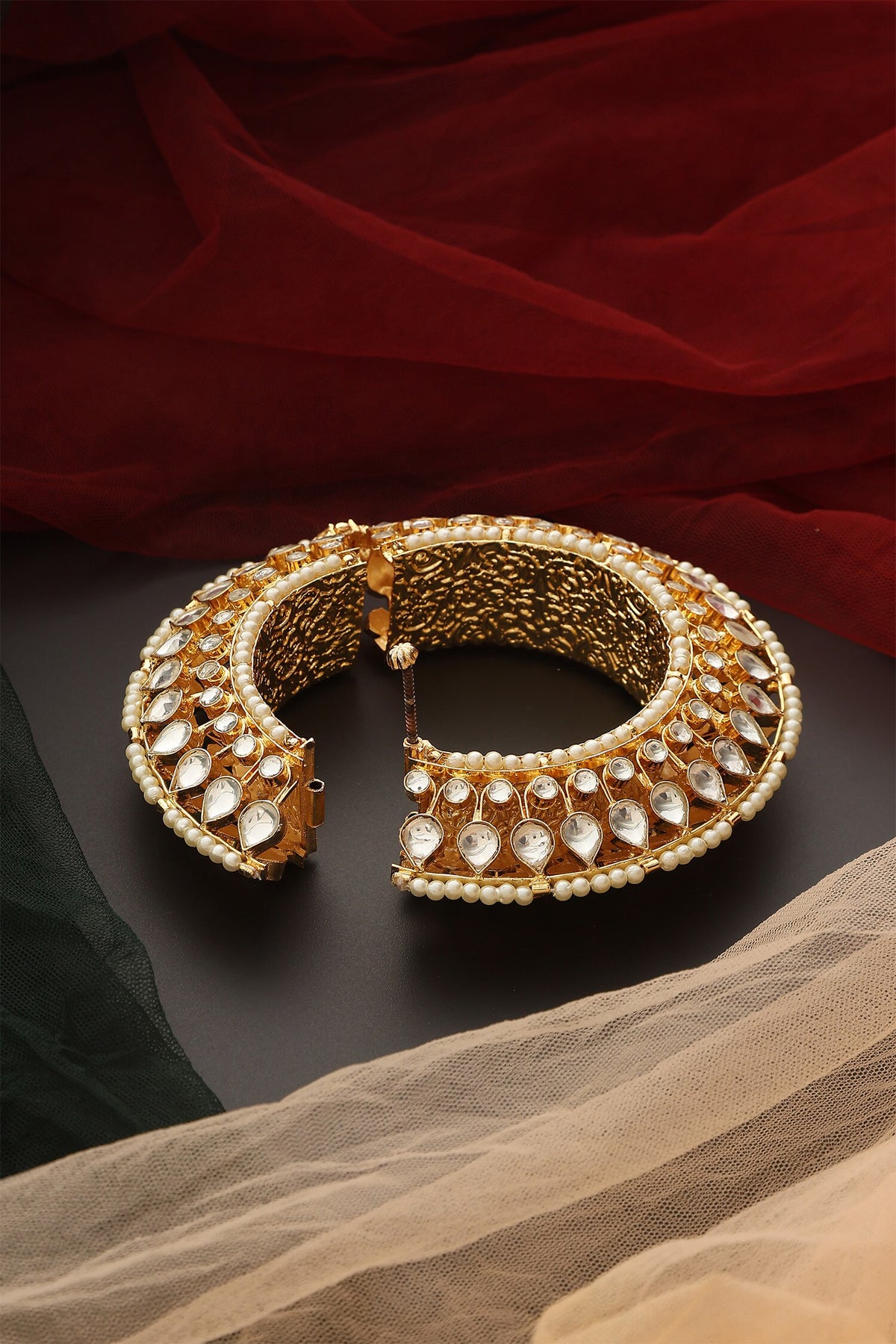 Polki Embellished Kada