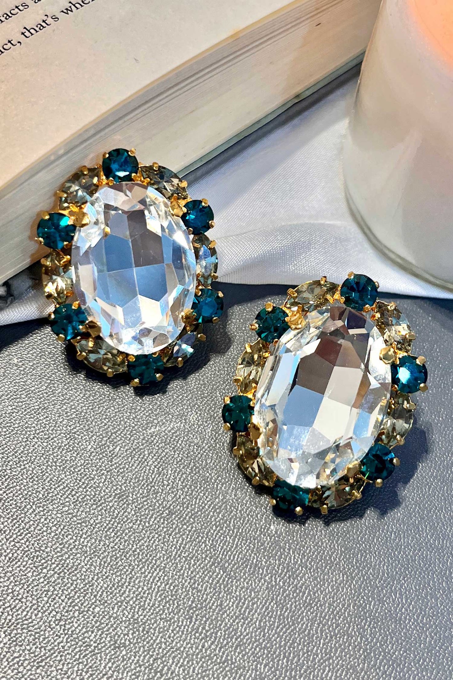 Zirconia Embellished Earrings