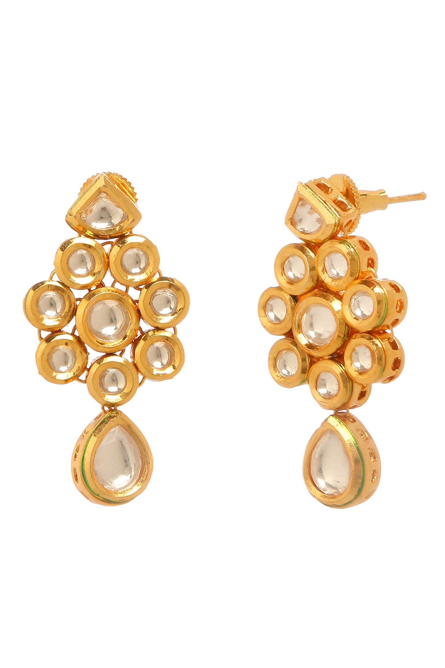 Kundan Embellished Floweret Earrings