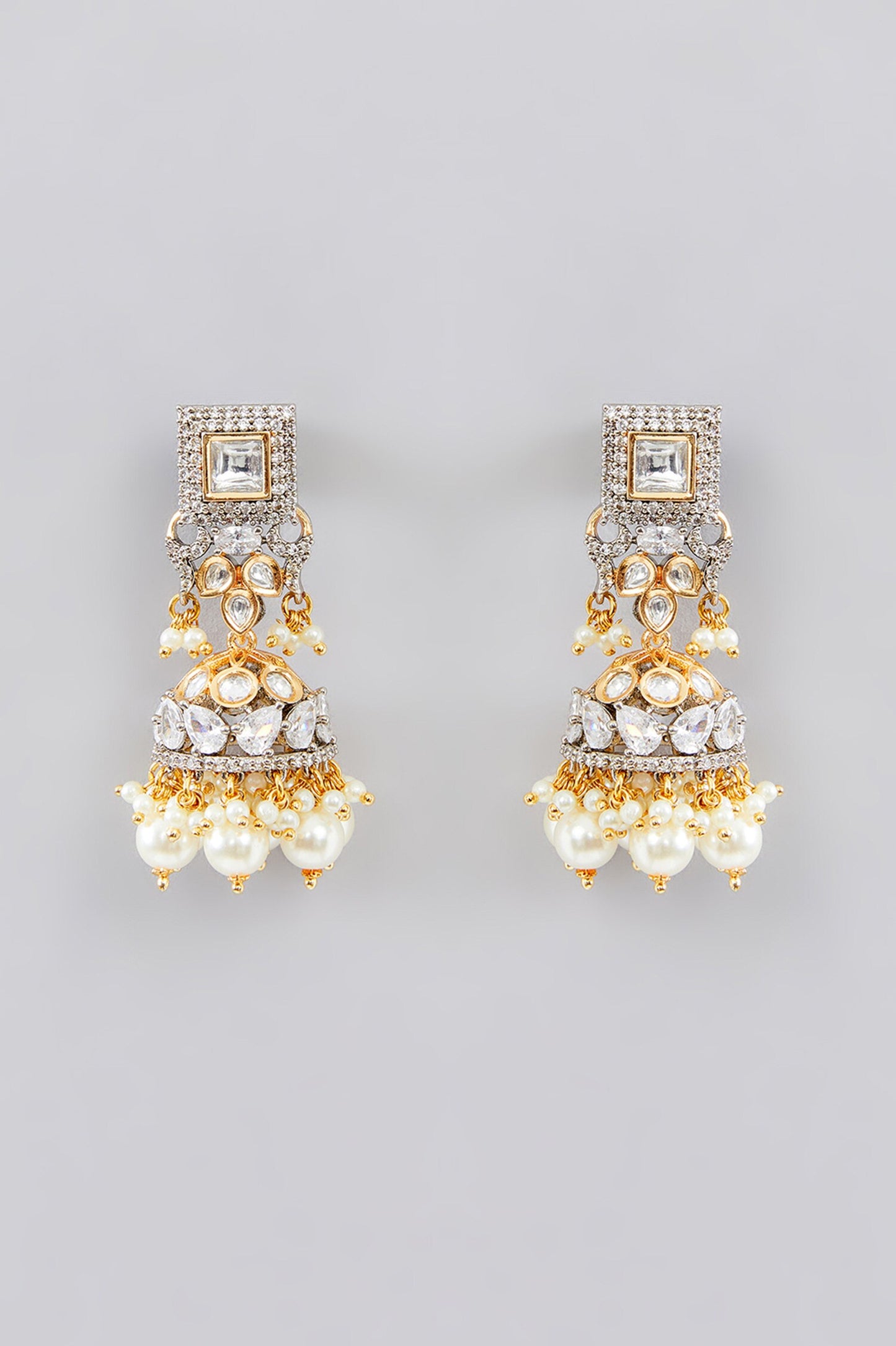 Phool Bagh Kundan Stone Embellished Jewellery Set