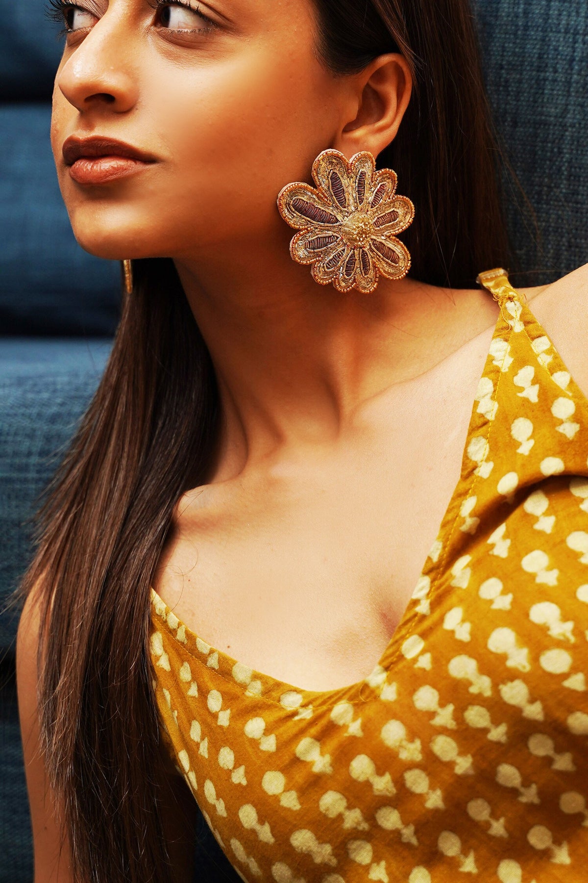Manjari Bloom Flora Studs