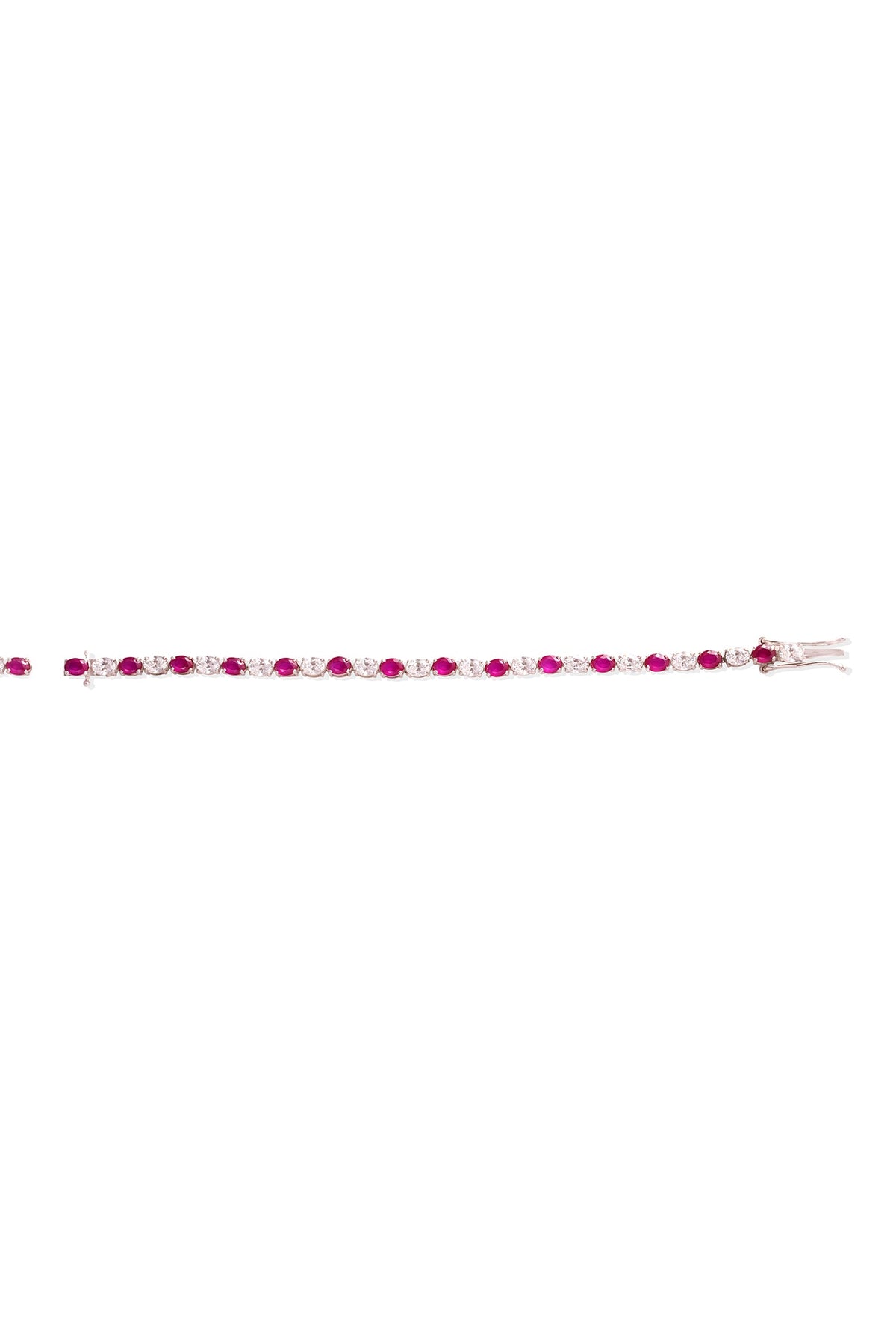 Alea Ruby Stone Tennis Bracelet
