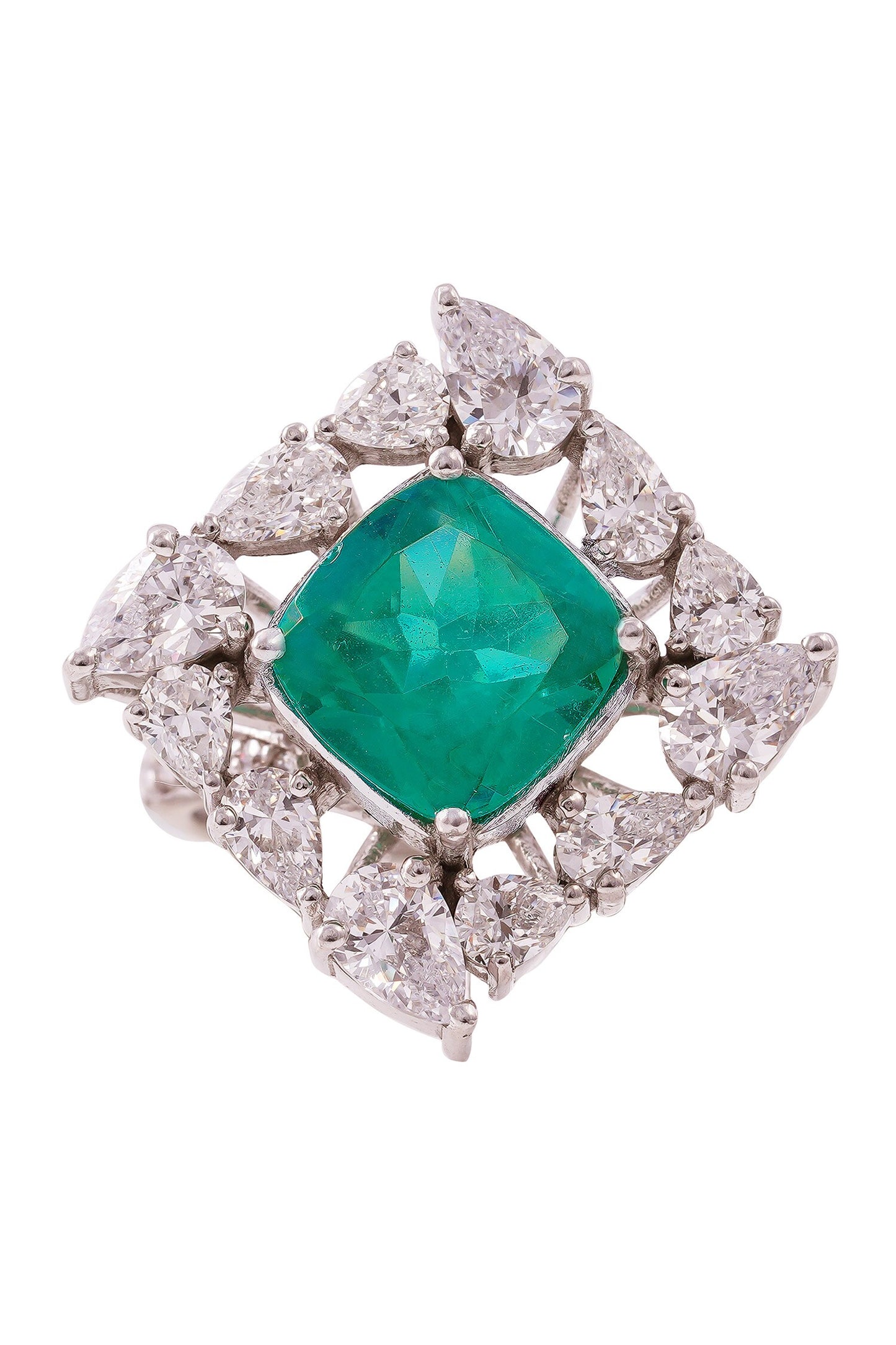 Radiant Emerald Revelry Ring