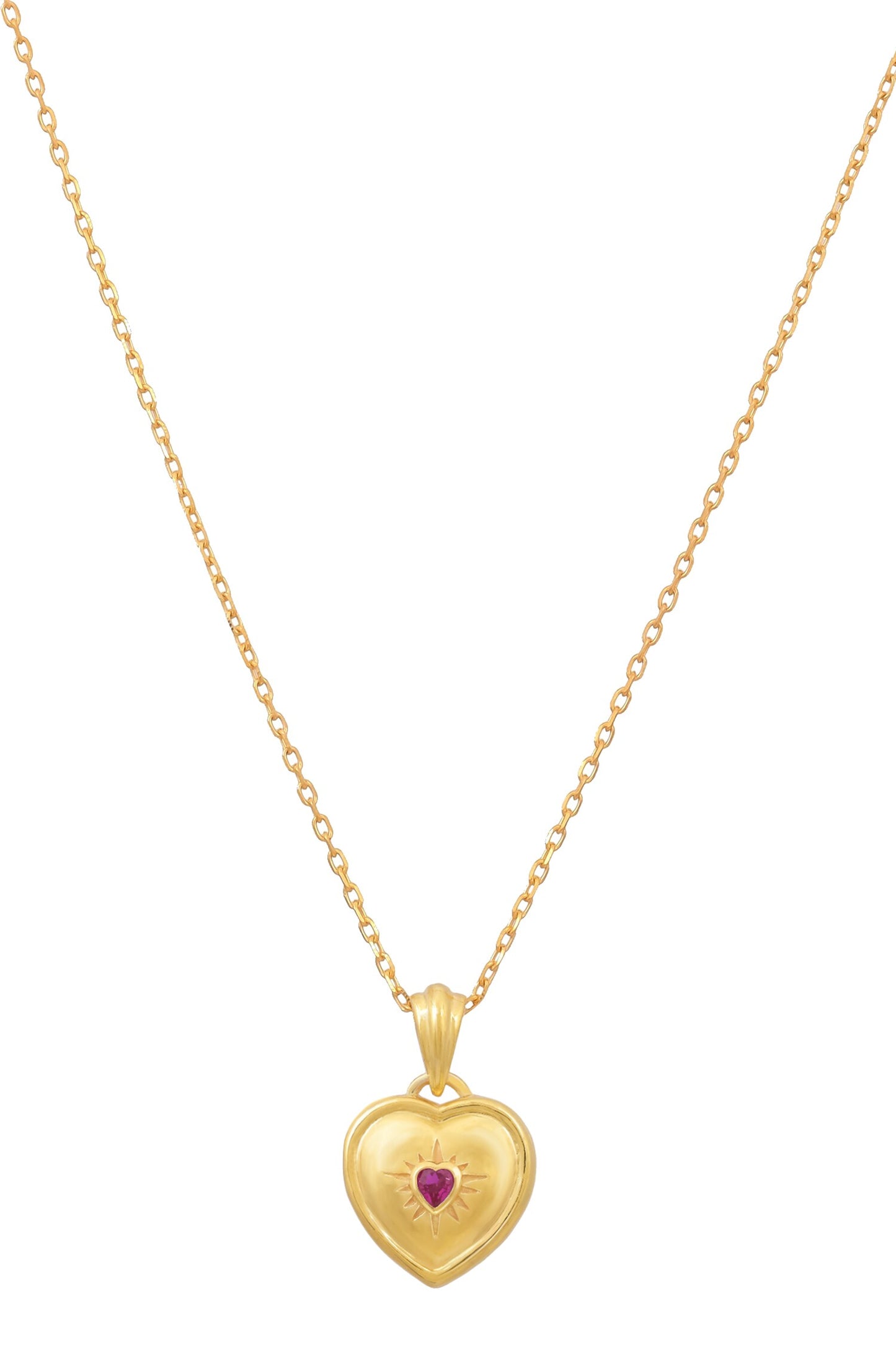 Sparkle Heart Pendant Necklace