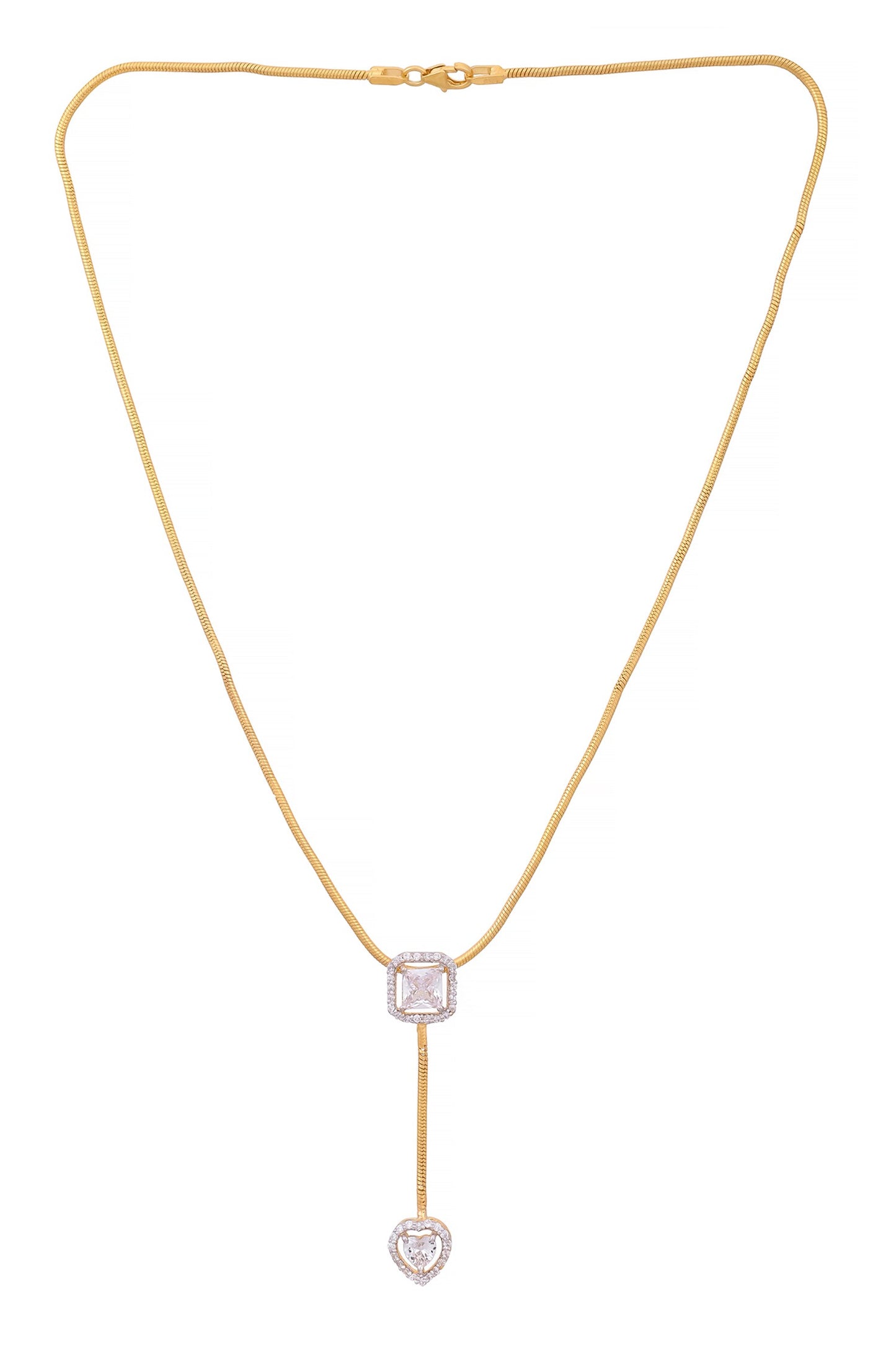 Drop Chain Pendant Necklace