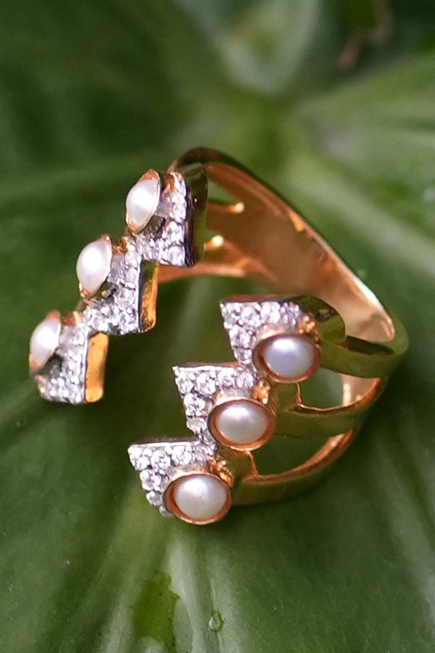 Freshwater Pearl Embellished Ring
