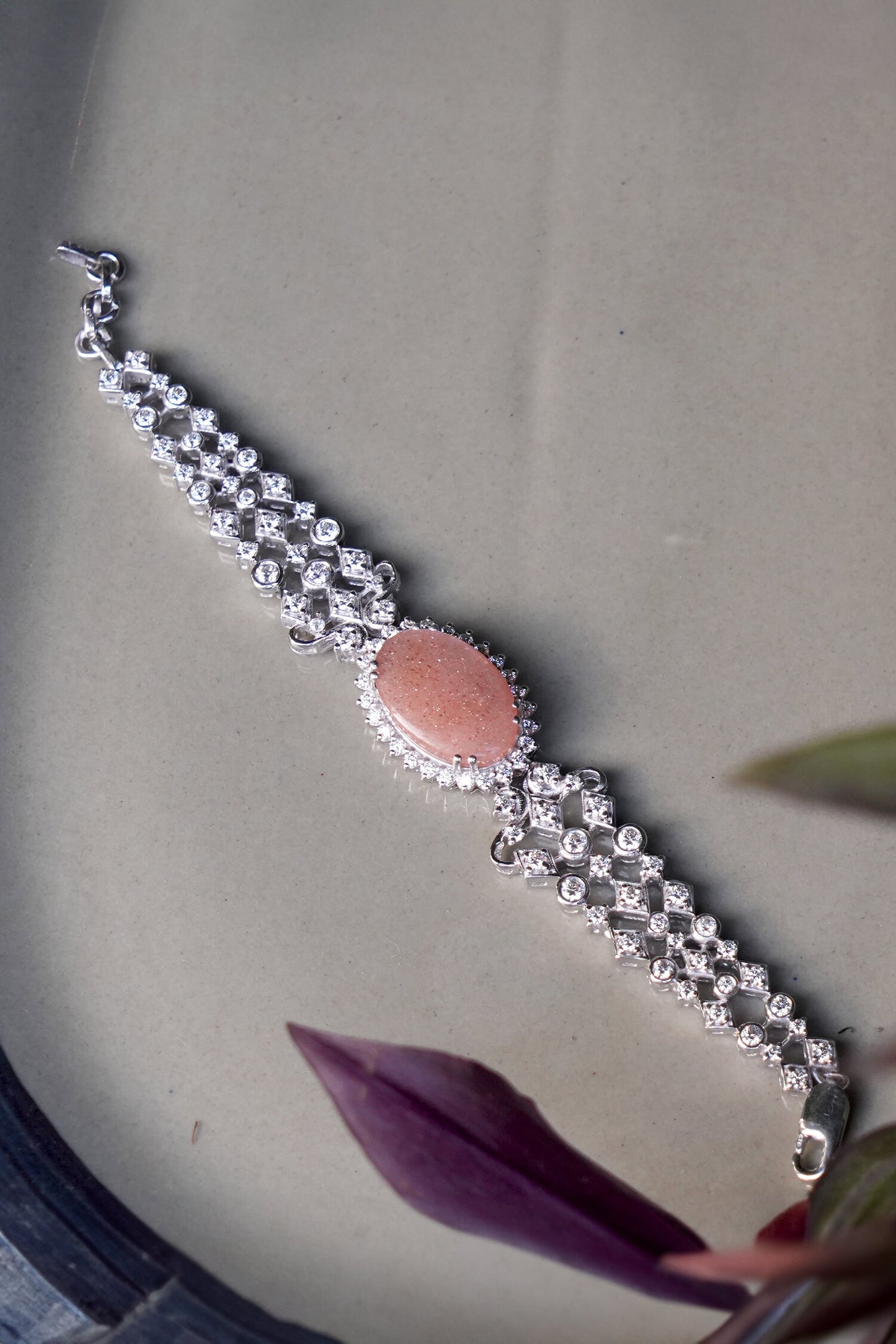 Moonstone Embellished Bracelet